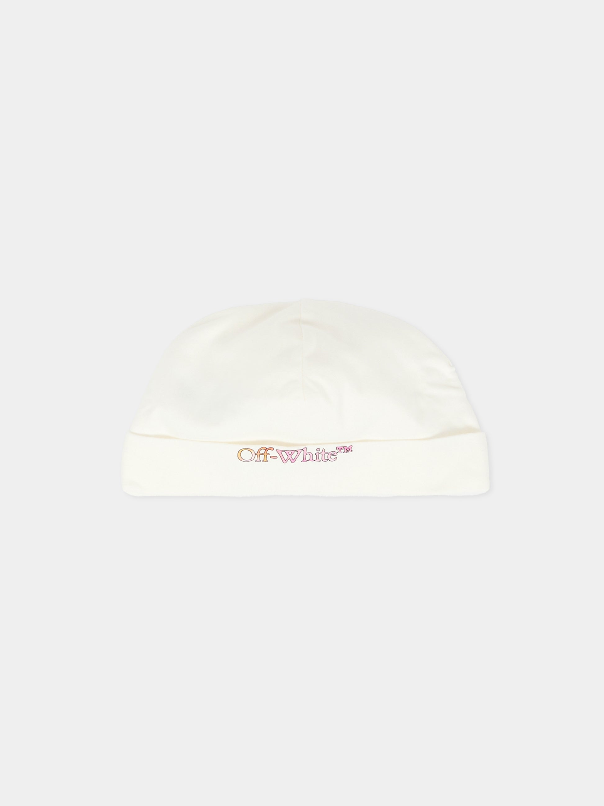 Set tutine avorio per neonata con logo,Off White,OG2X006F25JER0010184