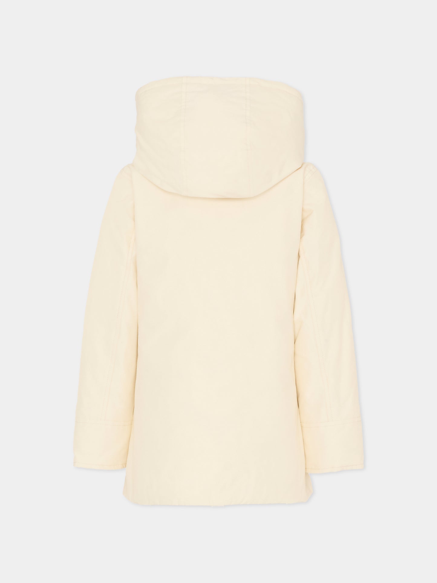 Arctic parka bianco per bambina con logo,Woolrich Kids,CFWKOU0223FRUT0641 - UT0641 - MKC