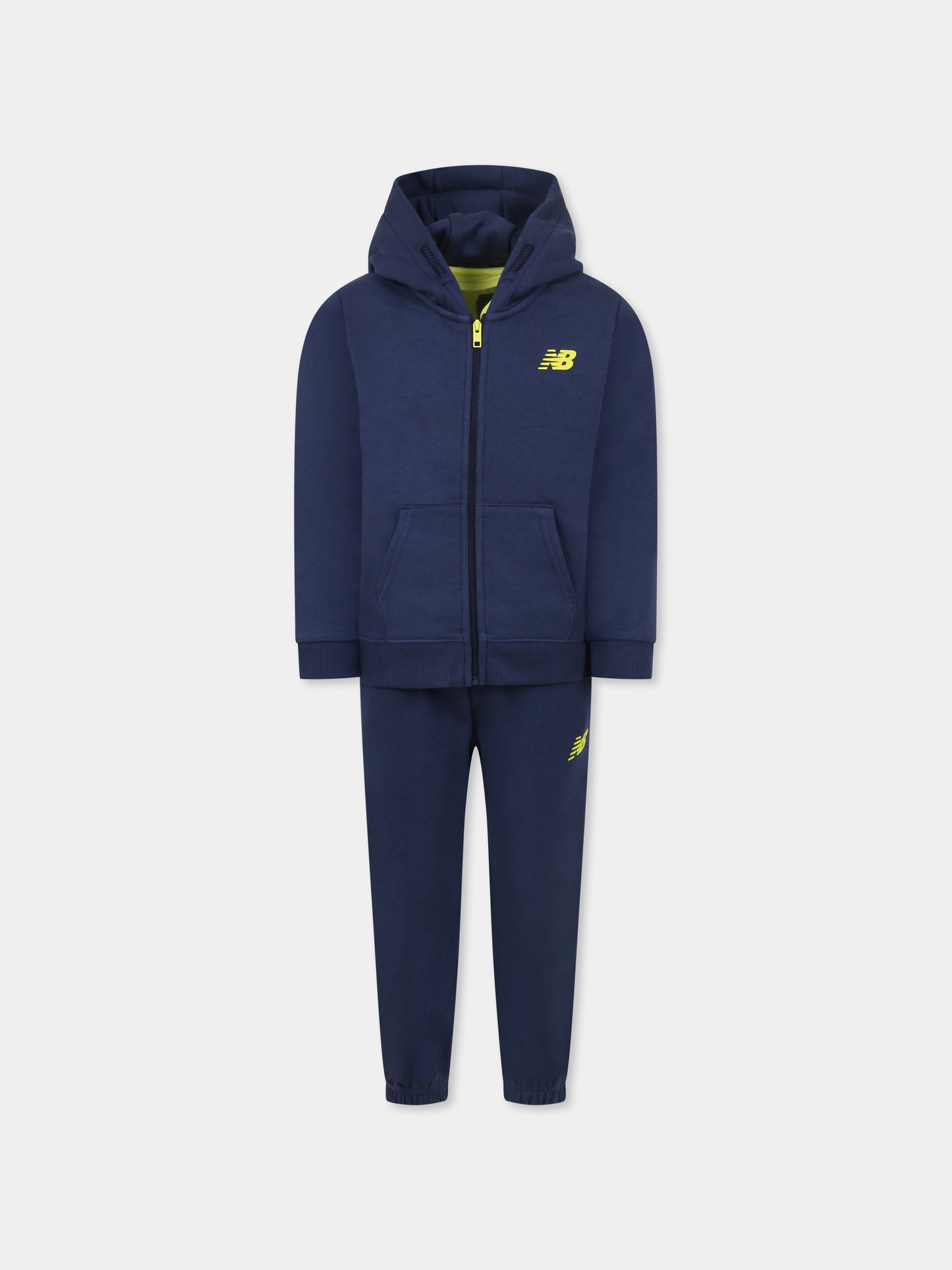 Completo blu per bambino con logo,New Balance,LAKB0096I NNY