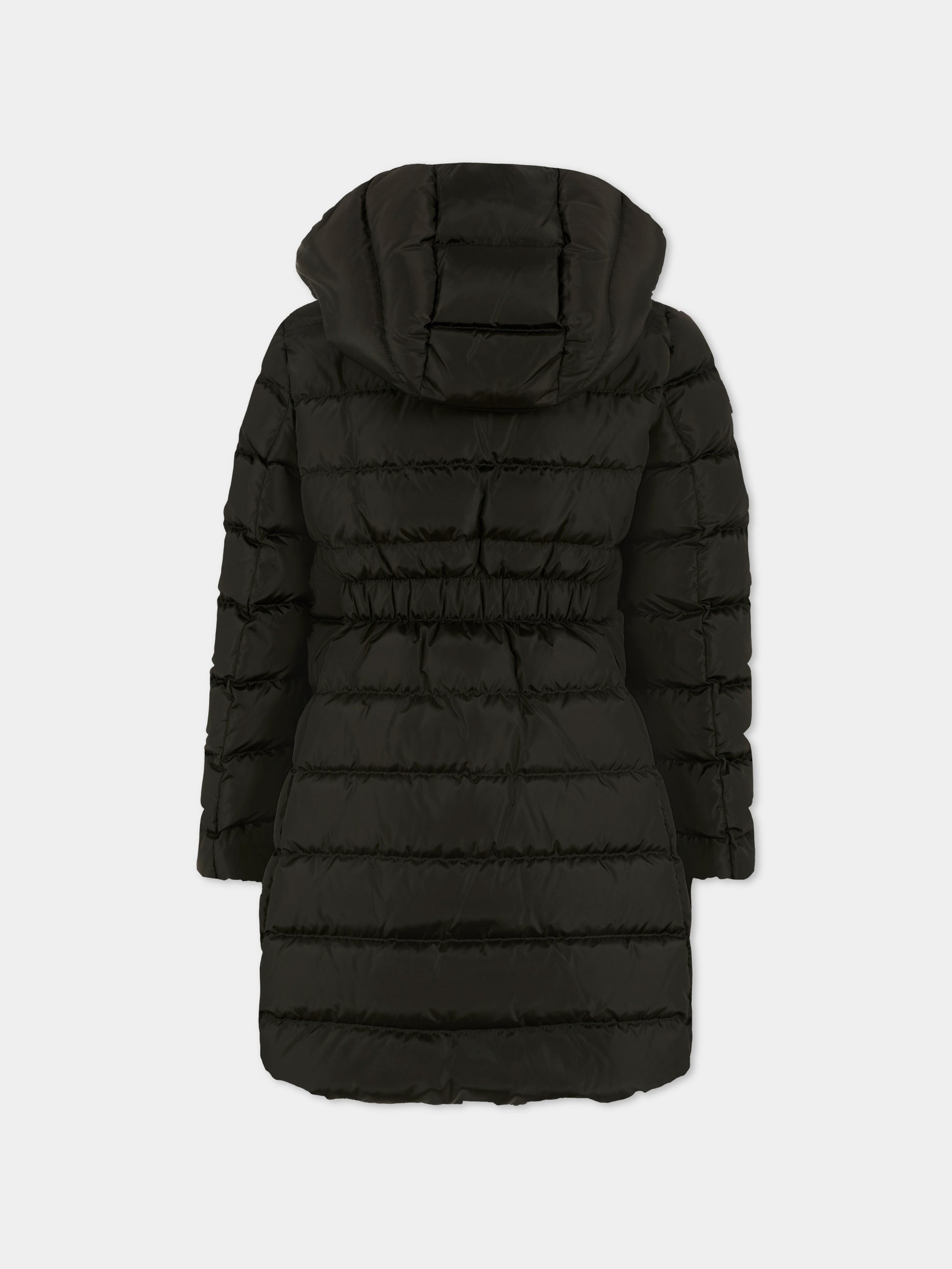 Piumino Charpal nero per bambina con logo,Moncler Kids,K2954 1C50210 54155 999