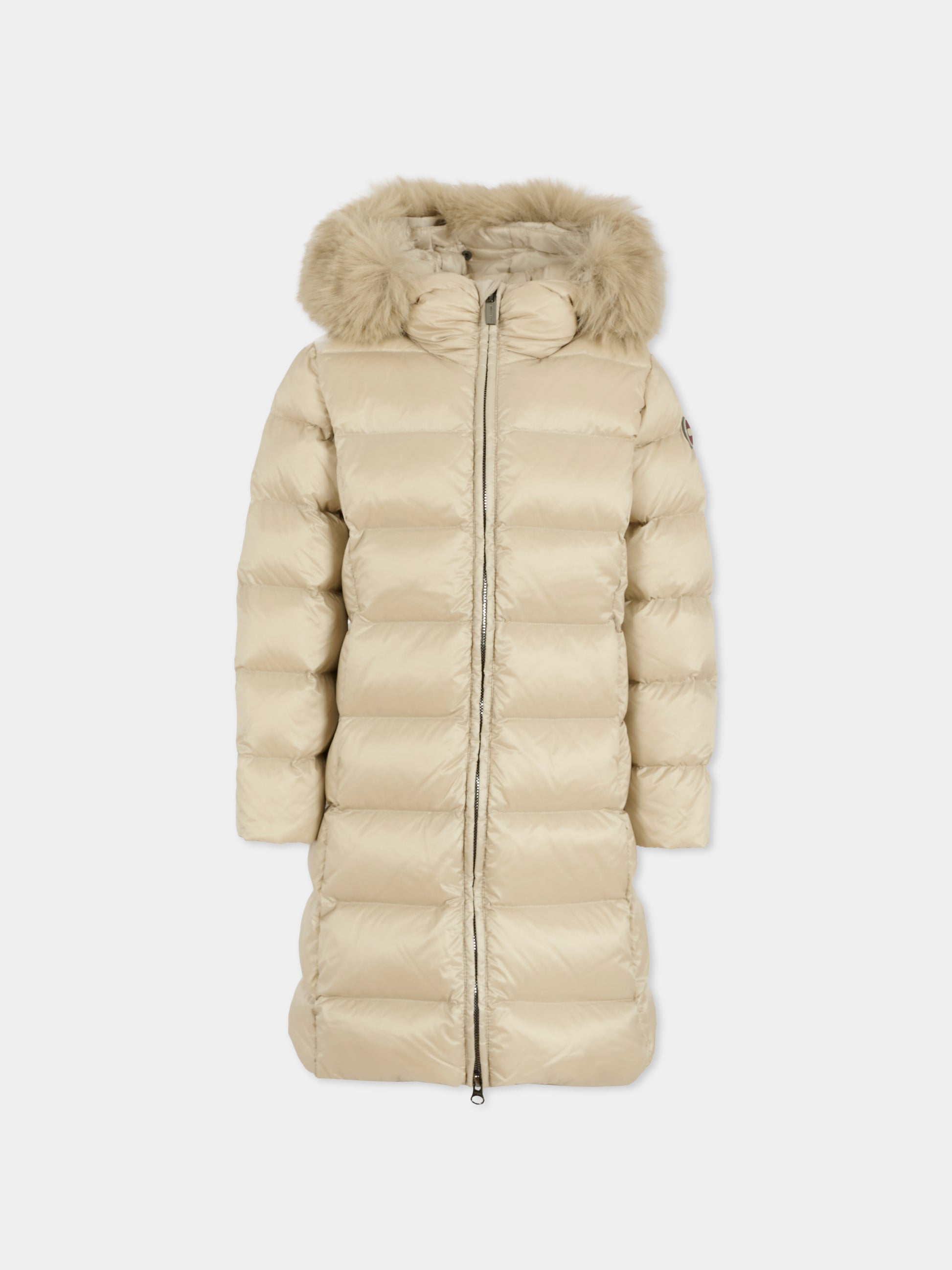 Piumino grigio per bambina con logo,Colmar Originals Kids,3499E 2YO 16