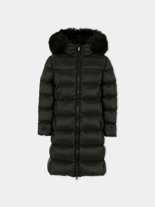 Piumino nero per bambina con logo,Colmar Originals Kids,3499E 2YO 99