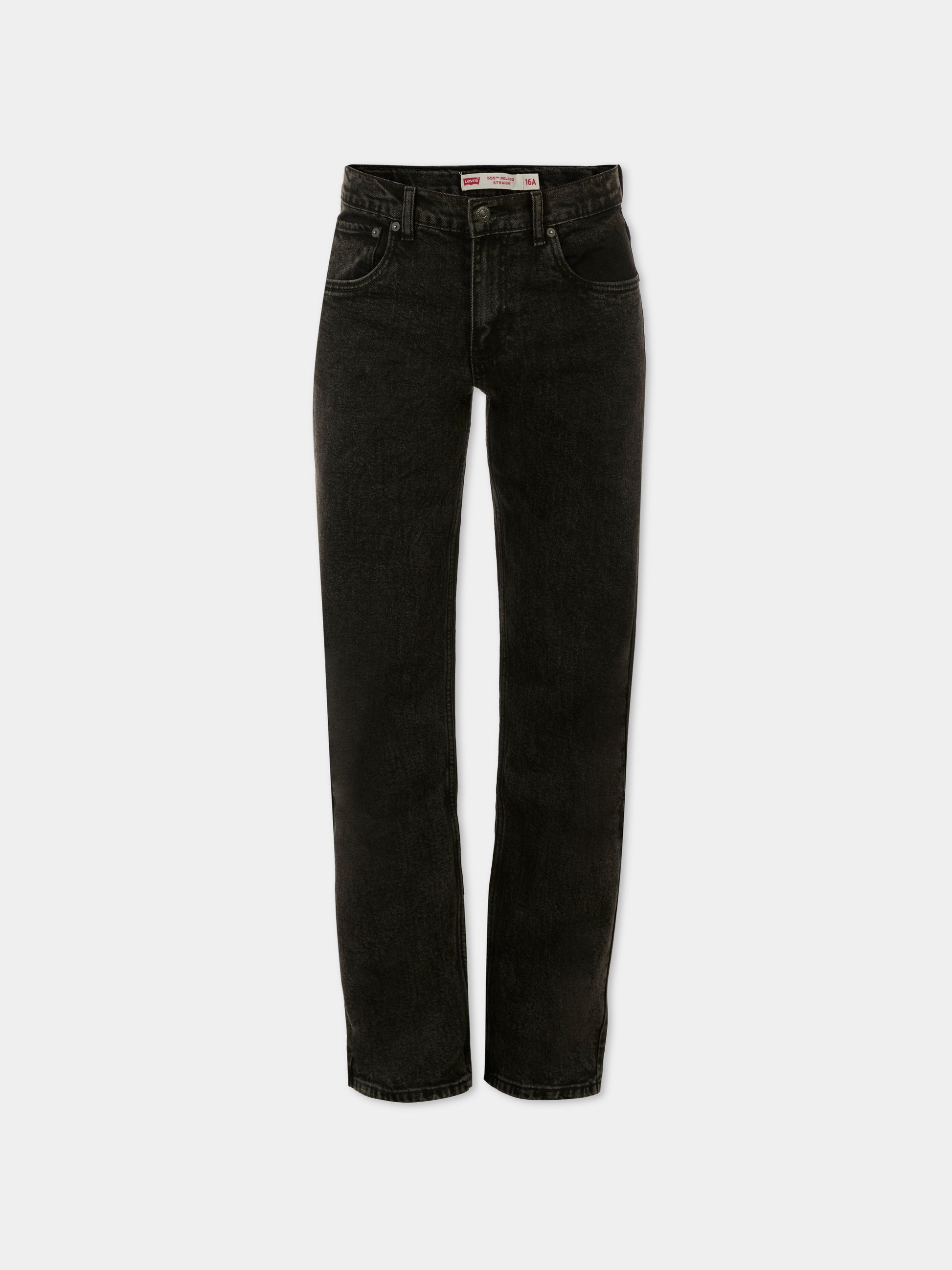 Jeans nero 555 per bambino,Levi's Kids,EN695 DAH
