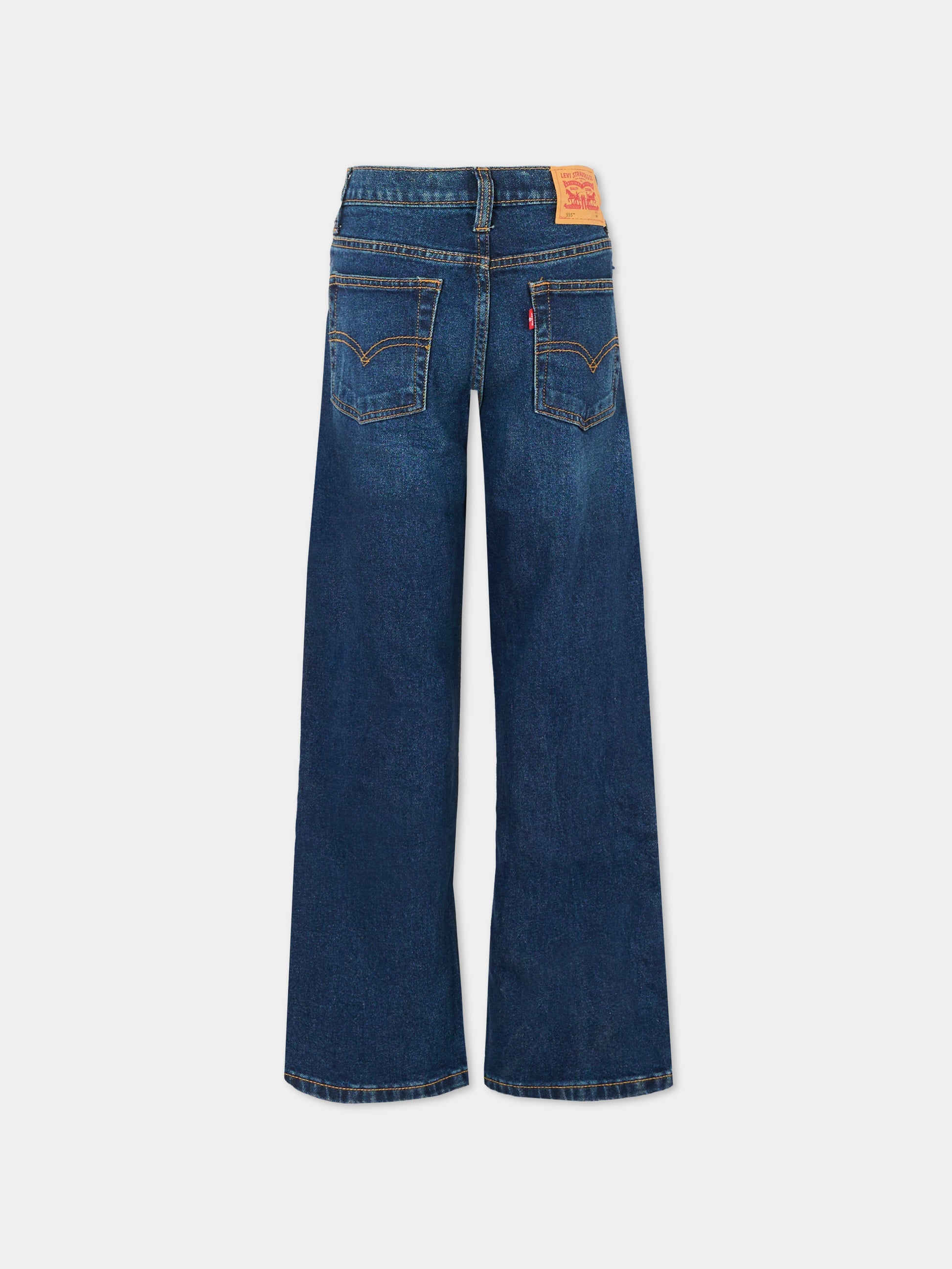 Jeans denim 555 per bambino con logo,Levi's Kids,9EN331 DAE