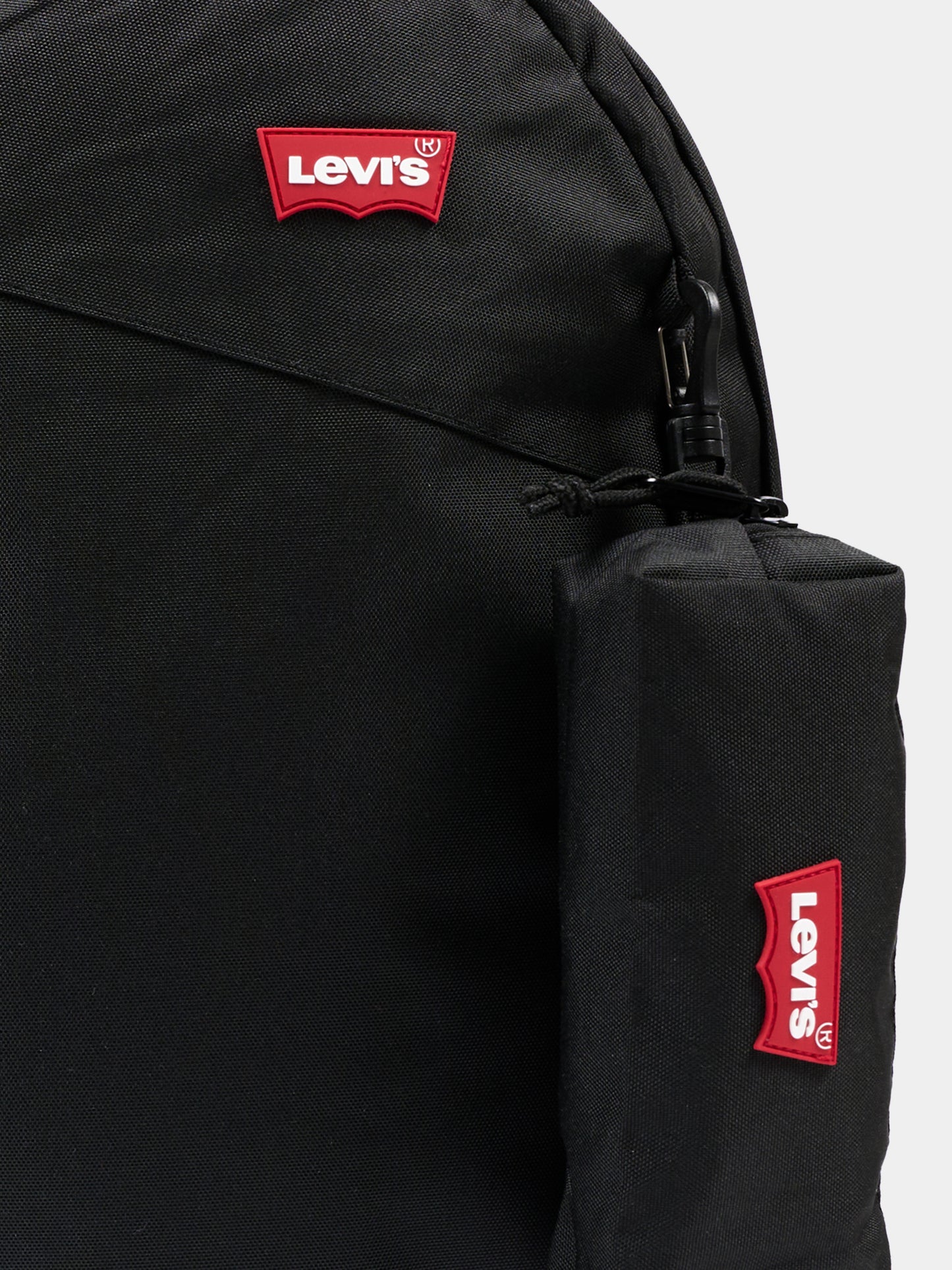 Zaino nero con logo per bambini,Levi's Kids,9A8704 023