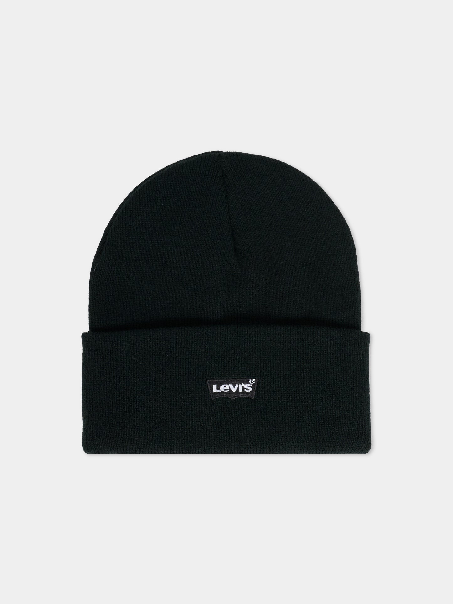 Berretto nero per bambini con logo,Levi's Kids,9A8707 023