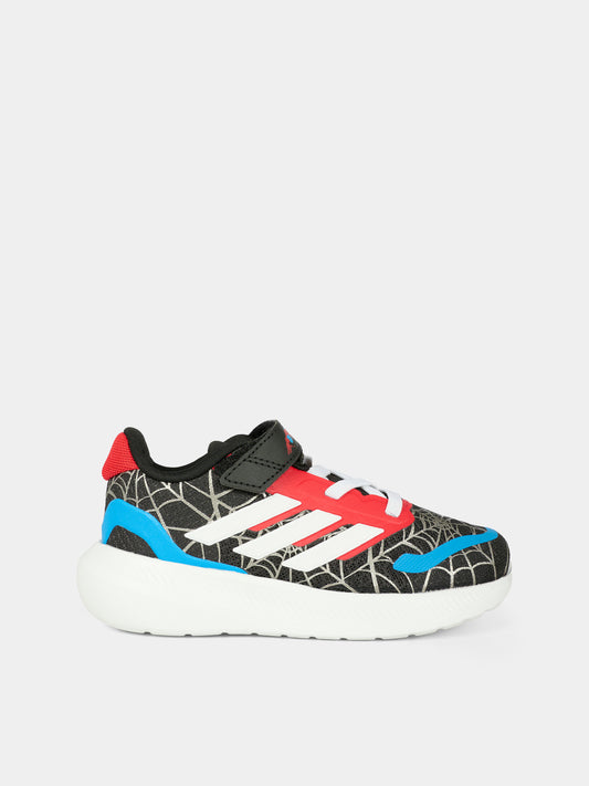 Sneakers RunFalcon Spiderman nere per neonato e bambino,Adidas,JR5661