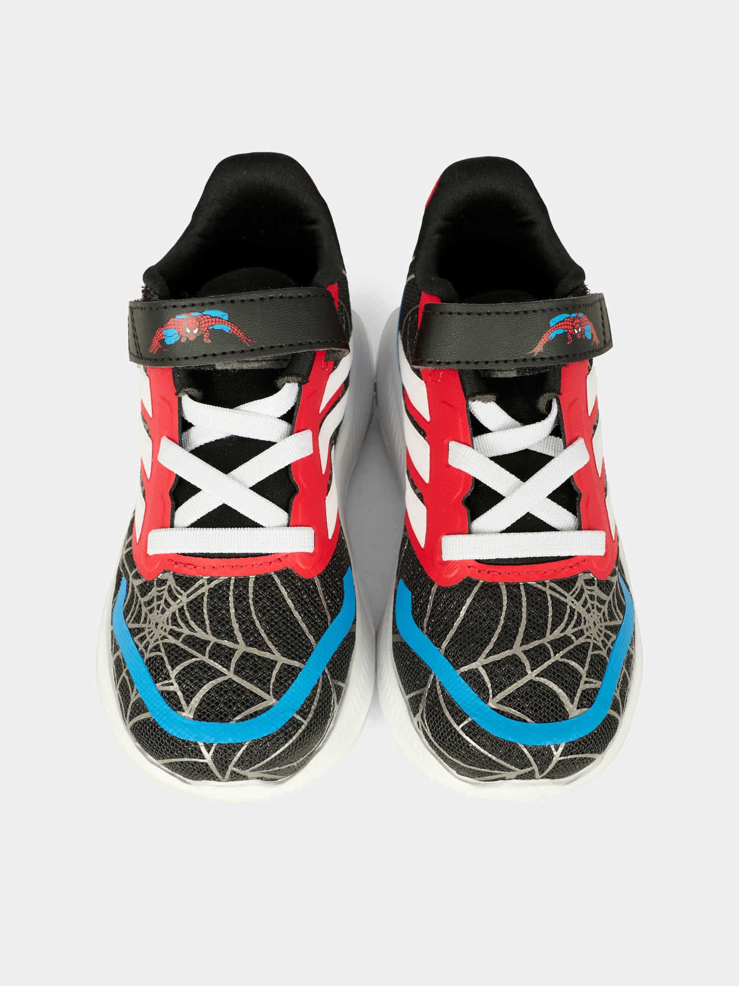 Sneakers RunFalcon Spiderman nere per neonato e bambino,Adidas,JR5661