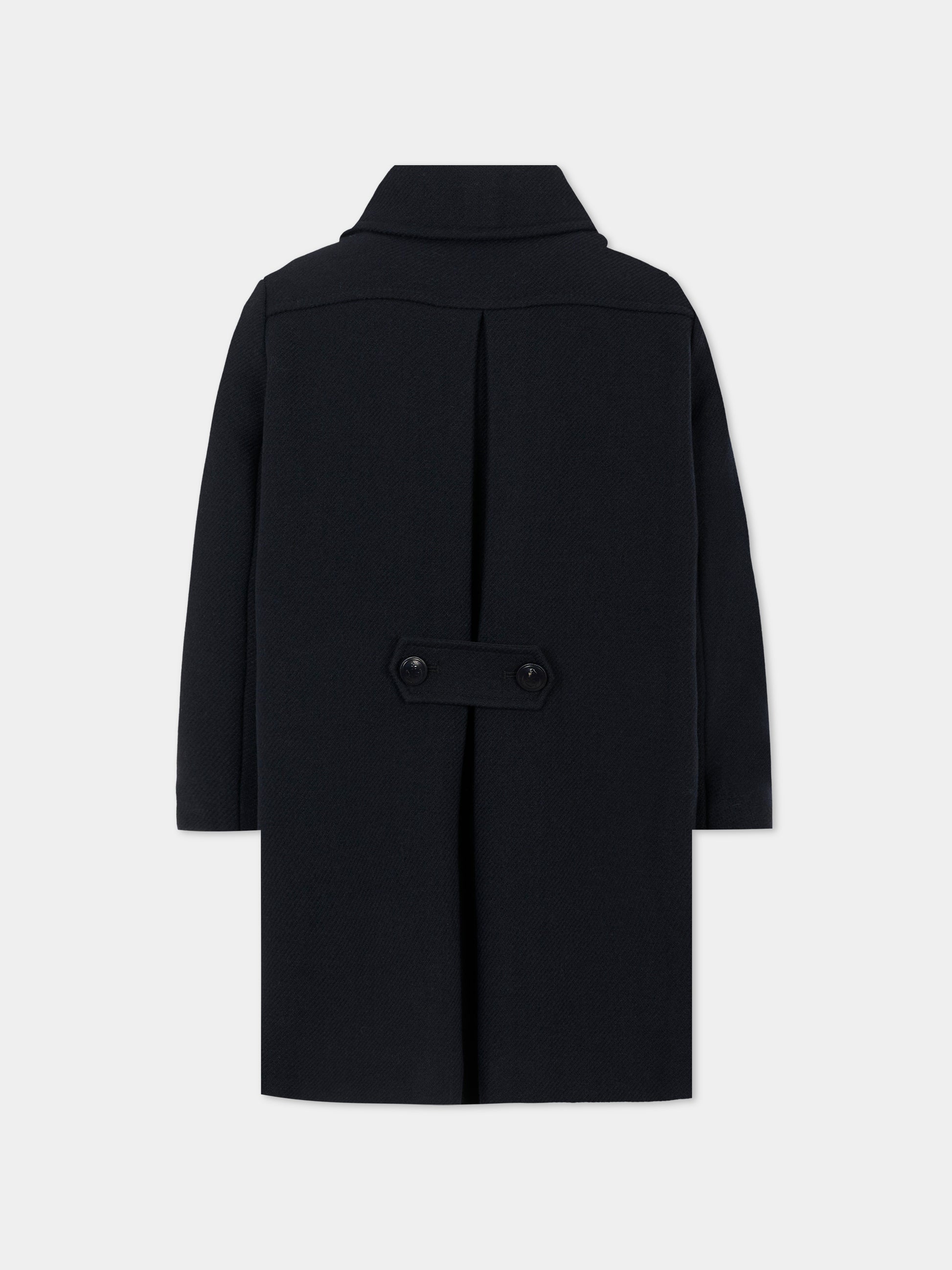 Cappotto blu per bambina,Bonpoint,W05GOUW00014 070