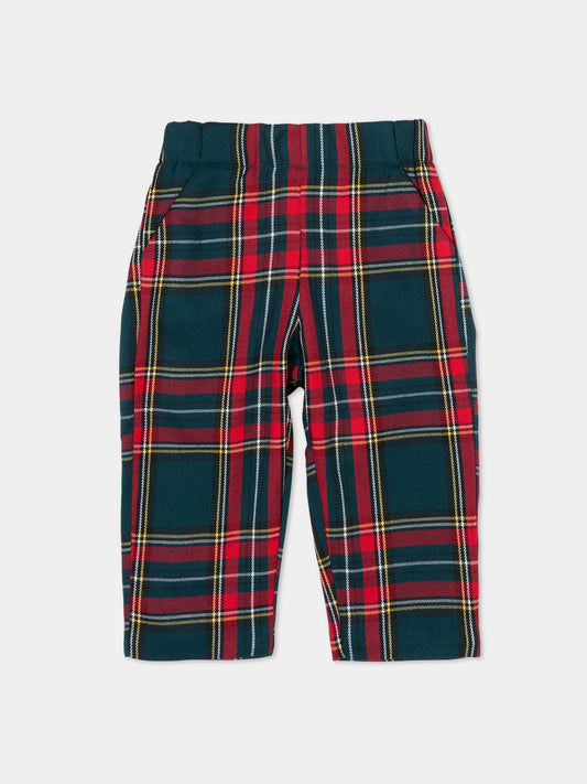 Pantaloni rossi per neonato,La Stupenderia,1TCPN23Z15