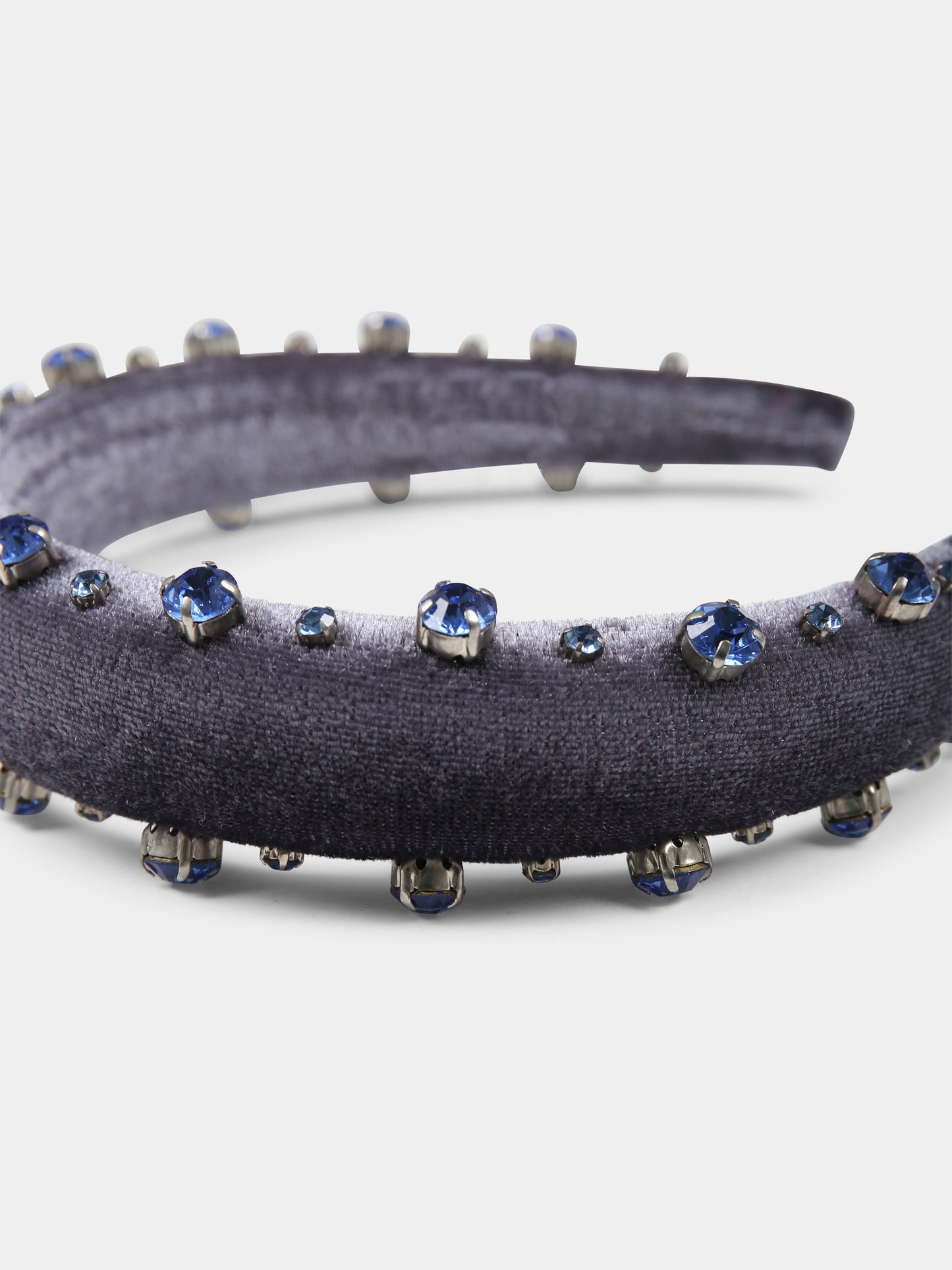 Cerchietto blu per bambina con cristalli,Làtara,1616