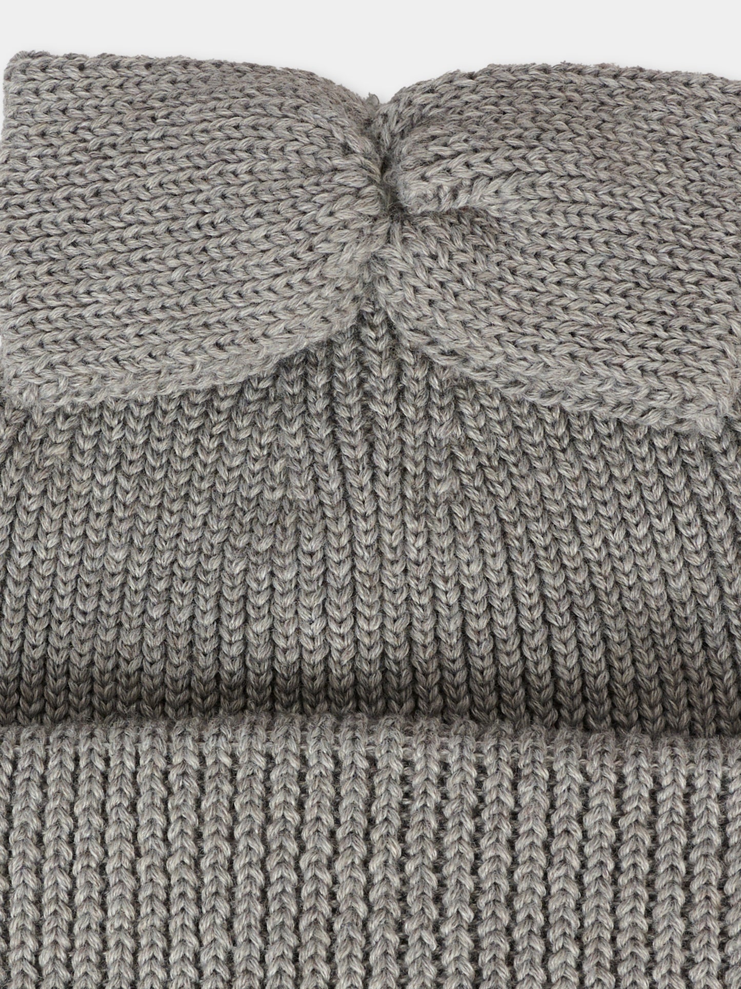 Berretto grigio per bambina con fiocco,Simonetta,SX0A07 Z3398 806