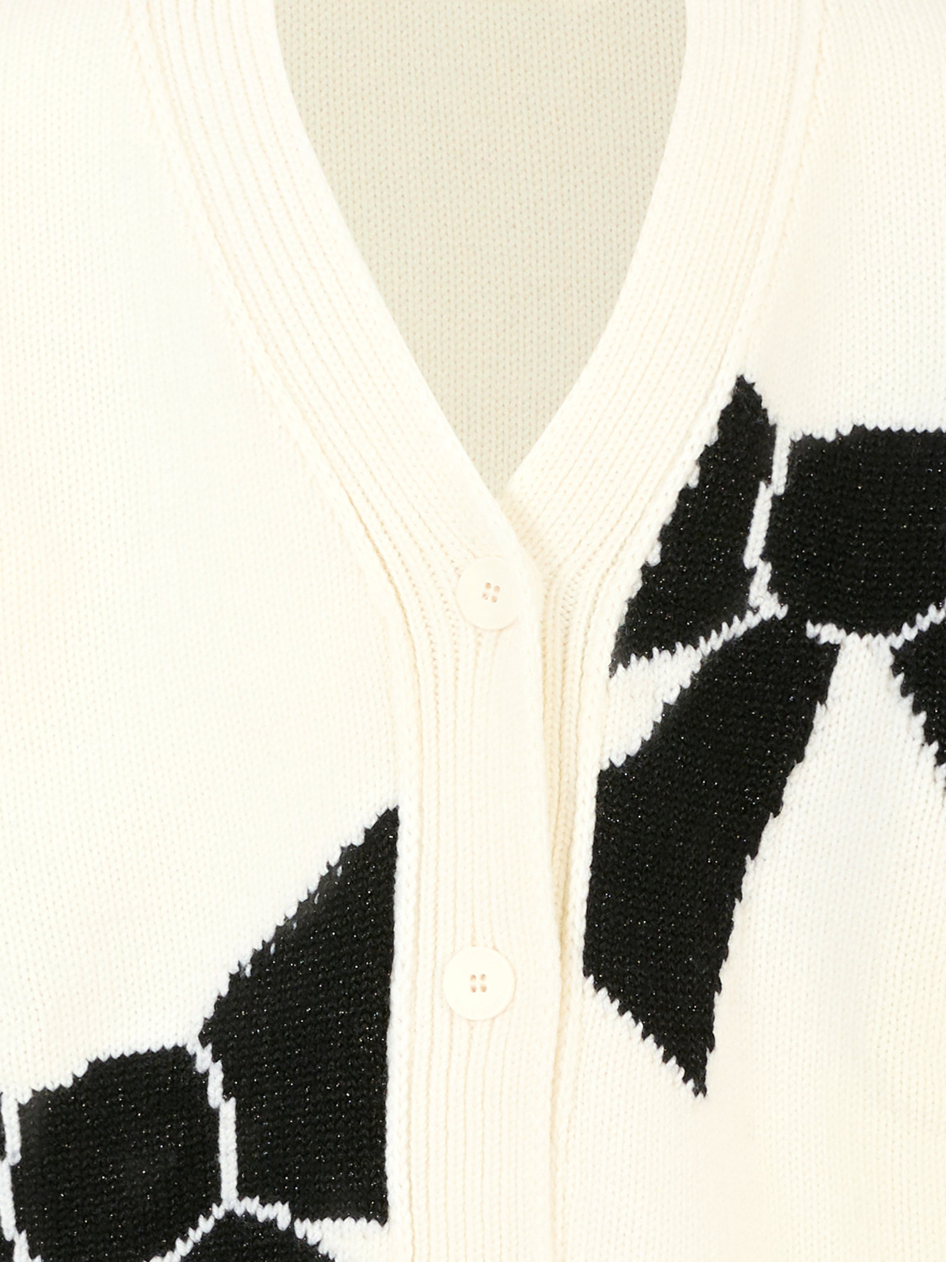 Cardigan bianco per bambina con fiocchi,Simonetta,SX9A10 W0077 100NE