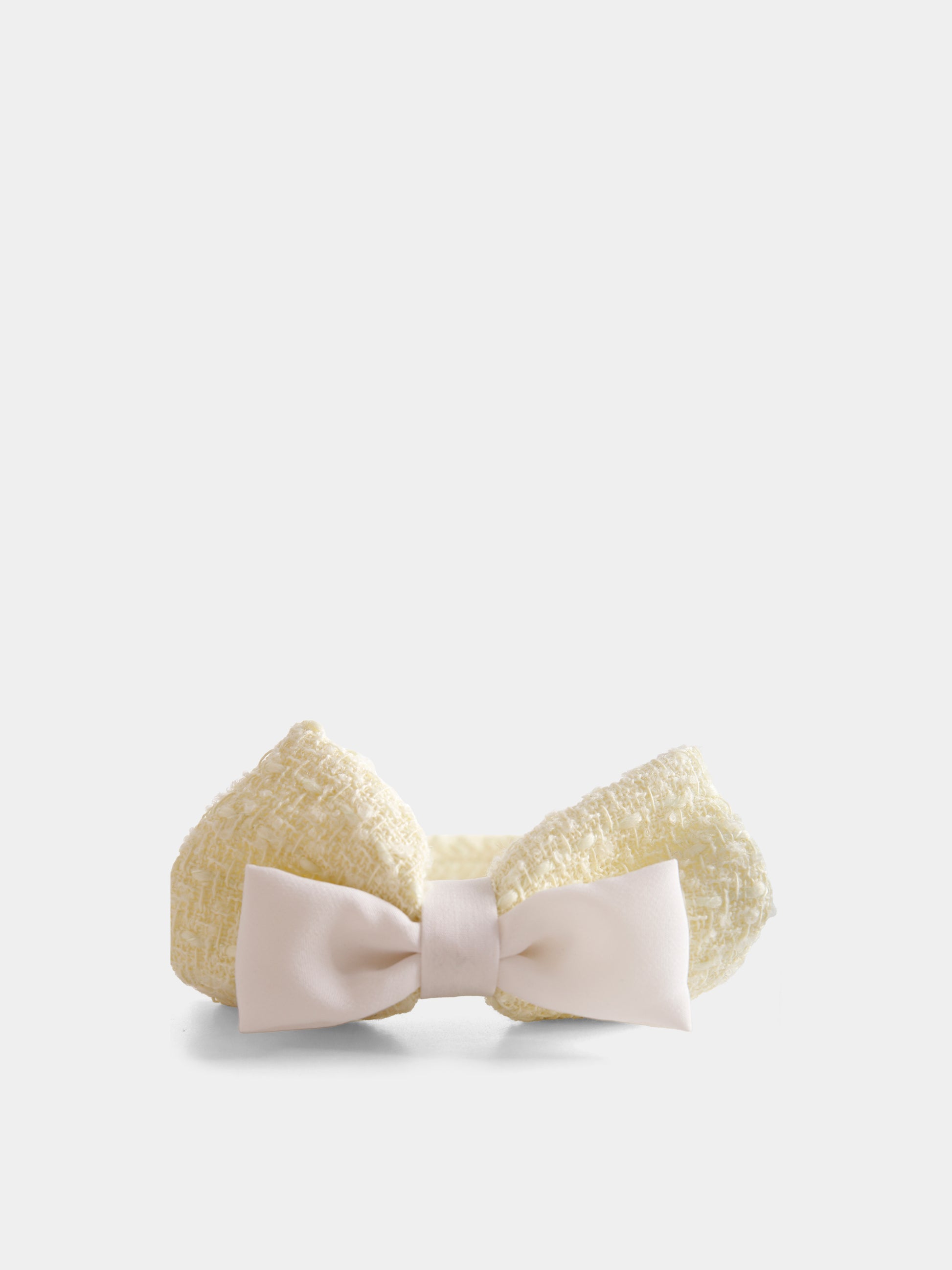 Cerchietto giallo per bambina con fiocco,Self-portrait,PF25-741-Y