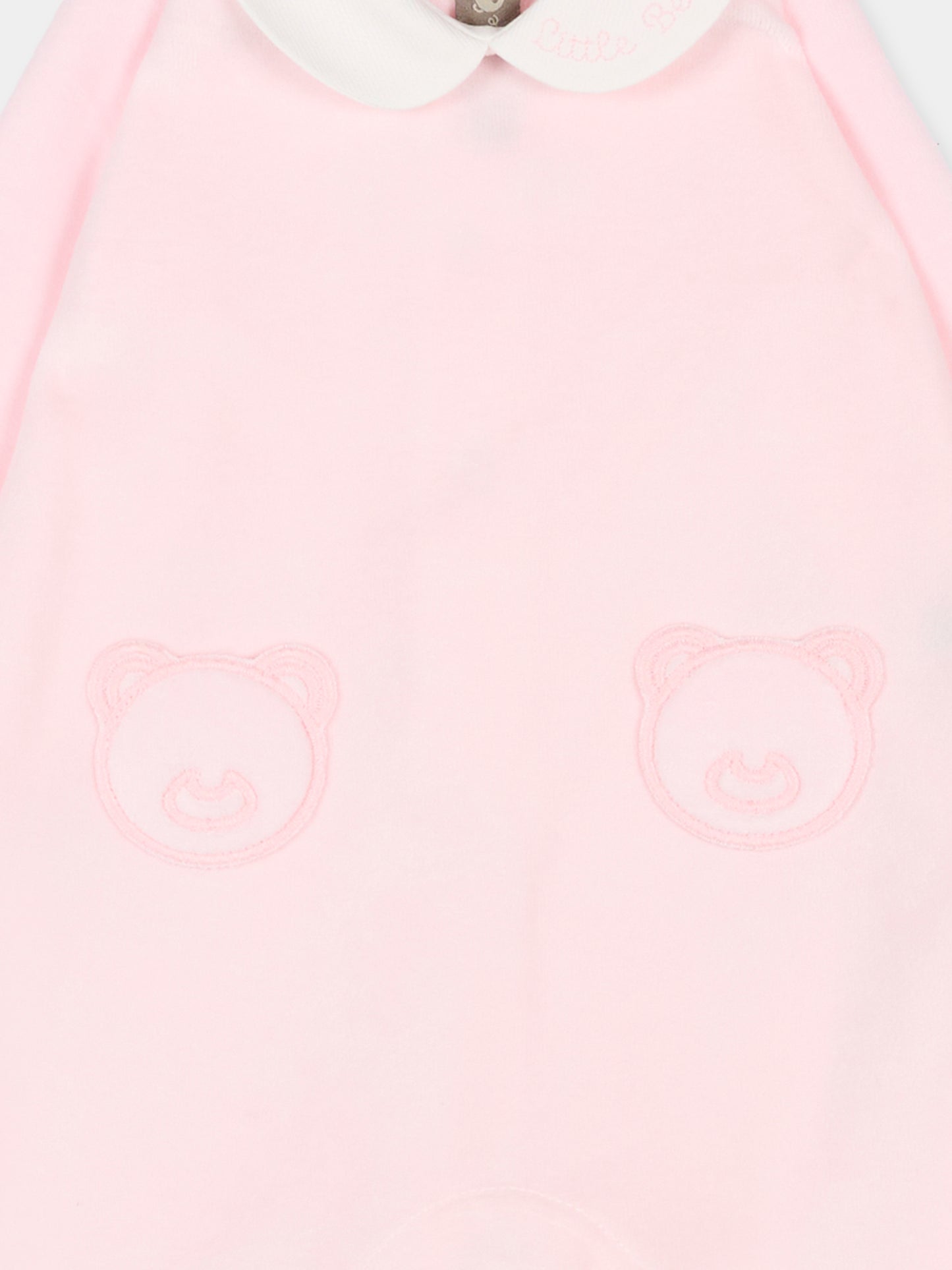 Tutina rosa per neonata con logo,Little Bear,2020 ROSA
