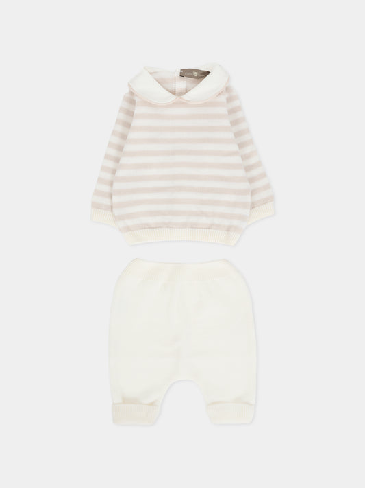 Completo avorio per neonati,Little Bear,2127 LATTE/BURRO