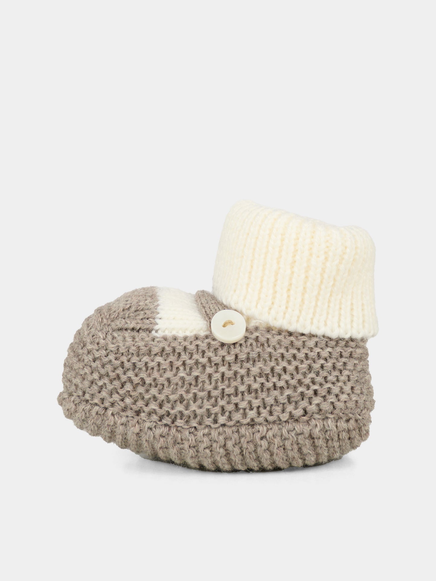 Babbucce avorio per neonati,Little Bear,2138 LATTE/TORTORA