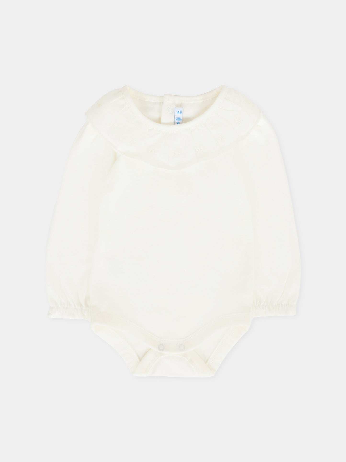 Body avorio per neonata con ricami,Mayoral,2734 020