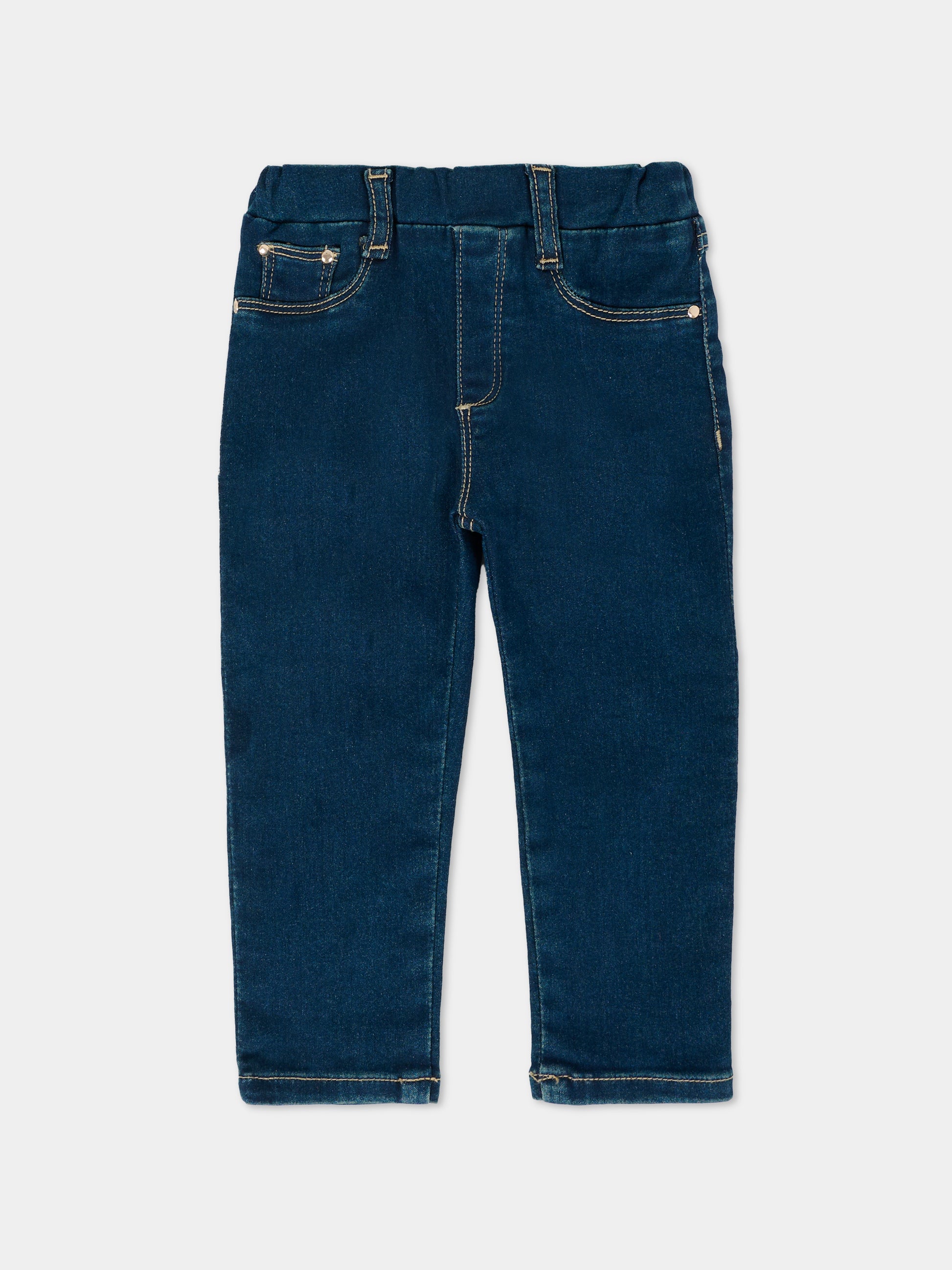 Jeans denim per neonata con ricami,Mayoral,576 094