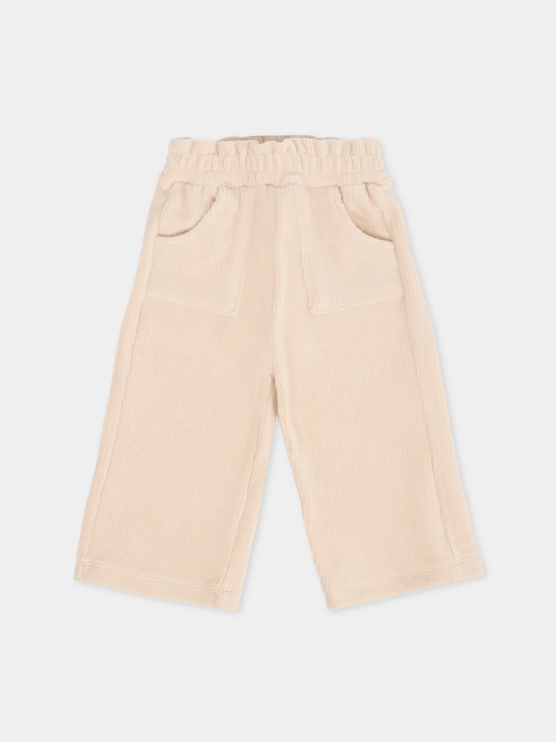 Pantaloni beige per neonata,Mayoral,2590 096
