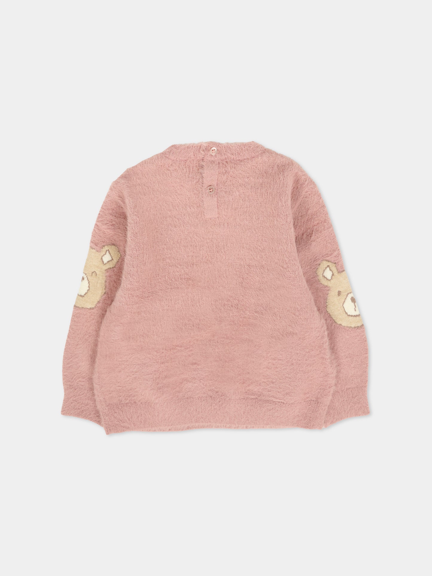 Maglione rosa per neonata con orsetti,Mayoral,2356 057