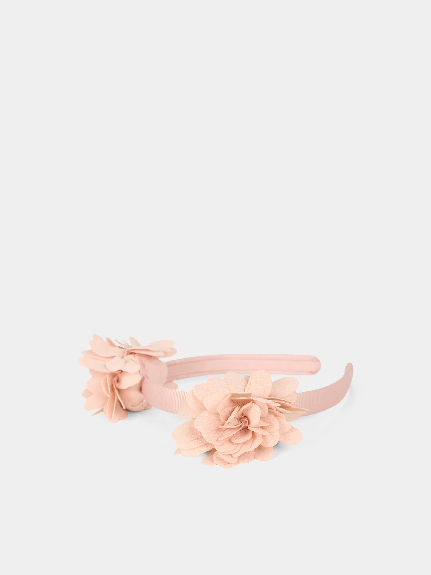 Cerchietto rosa per neonata con fiori,Mayoral,10026 069