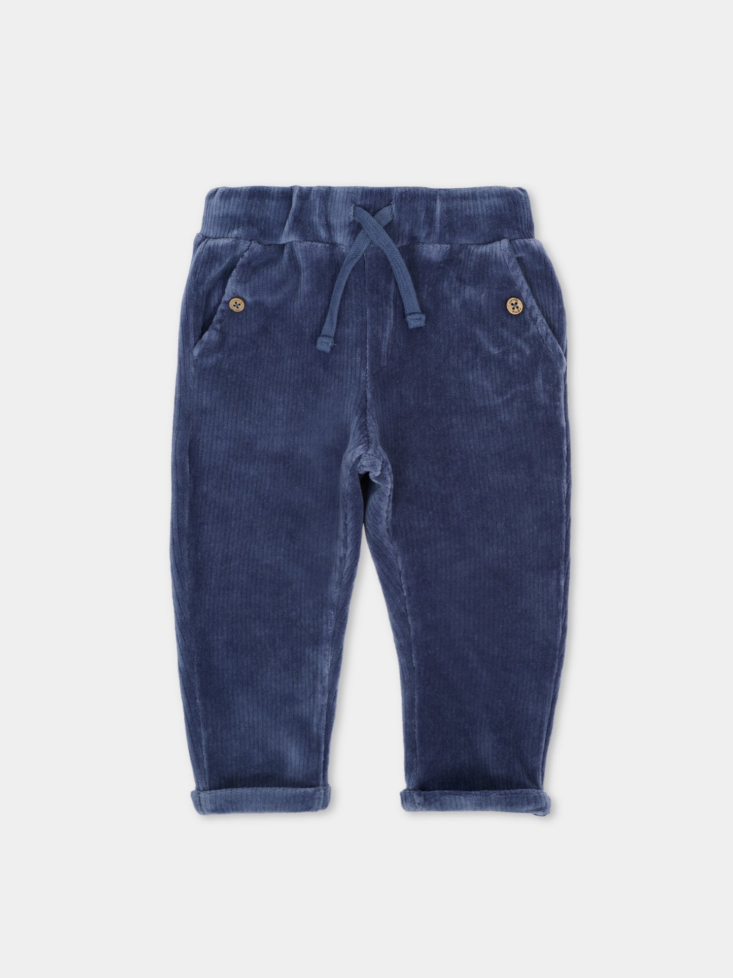 Pantaloni blu per neonato con bottoni,Mayoral,2510 010
