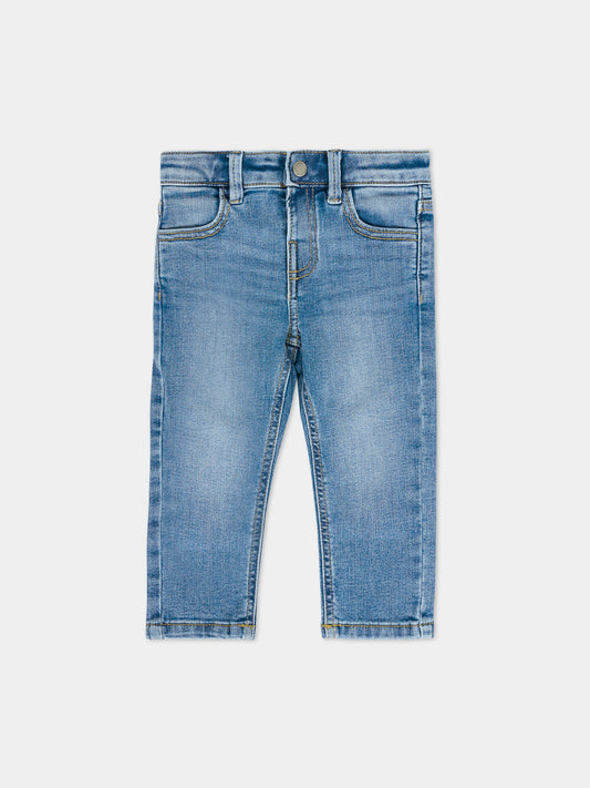 Jeans denim per neonato con logo,Mayoral,510 049