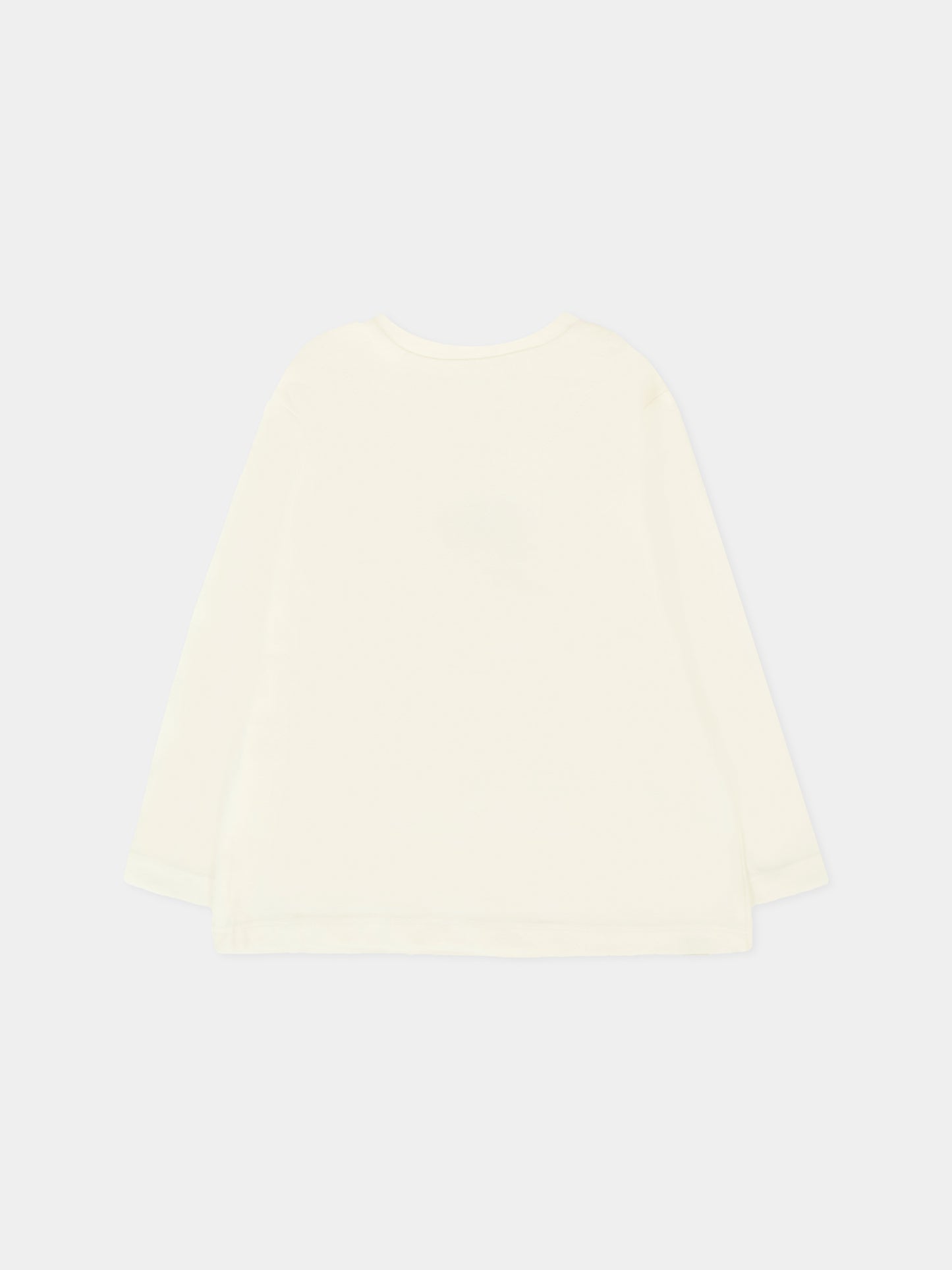 T-shirt avorio per neonato con tricheco,Mayoral,2070 065