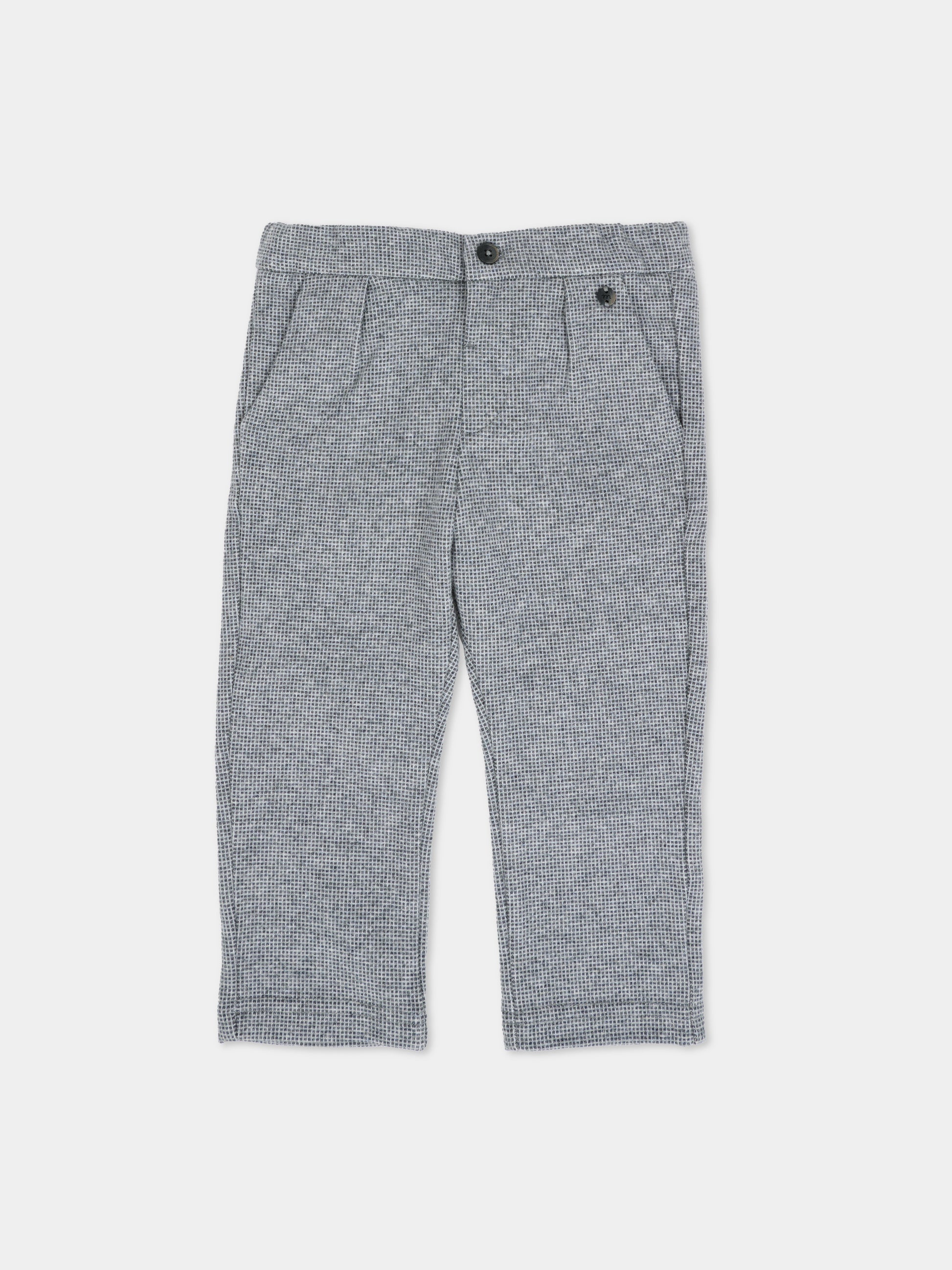 Pantaloni grigi per neonato con logo,Mayoral,2511 014