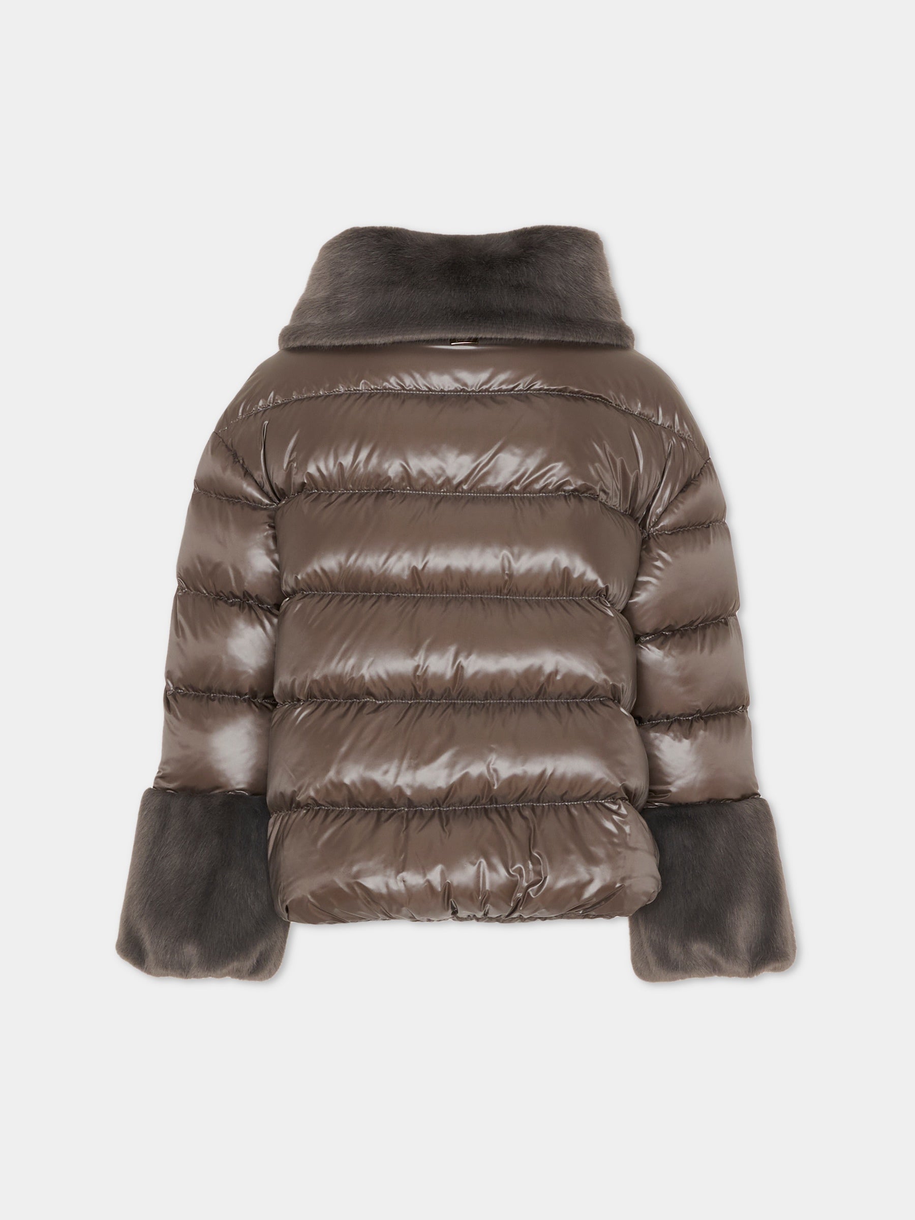 Piumino grigio per bambina,Herno Kids,PI000183G 12017Z 9480