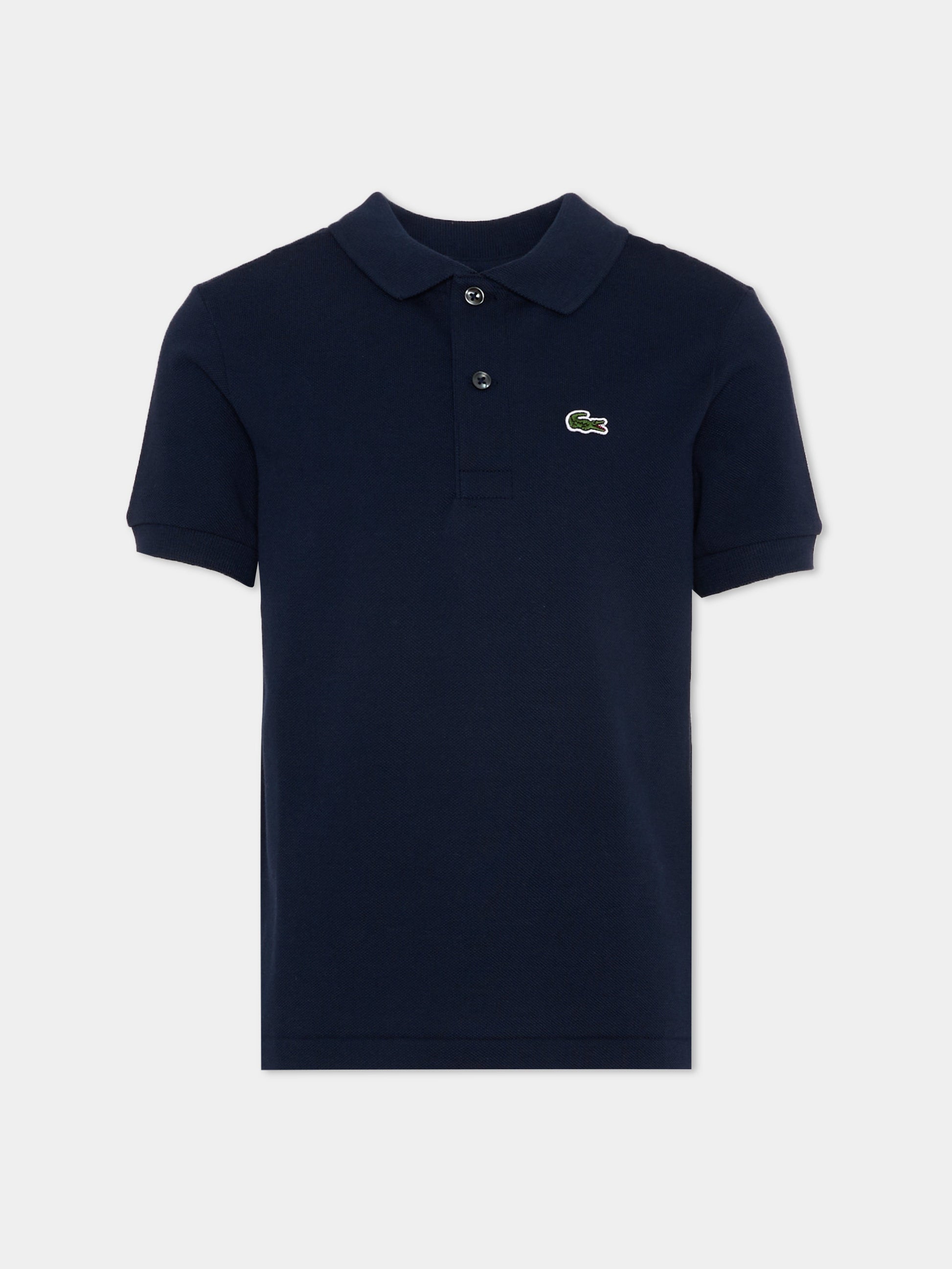 Polo blu per bambini con logo,Lacoste,7354 UGW