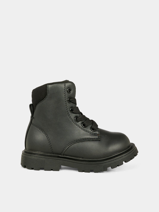 Abfibi neri per bambini con logo,Calvin Klein Kids,V1A5 83116 1464999