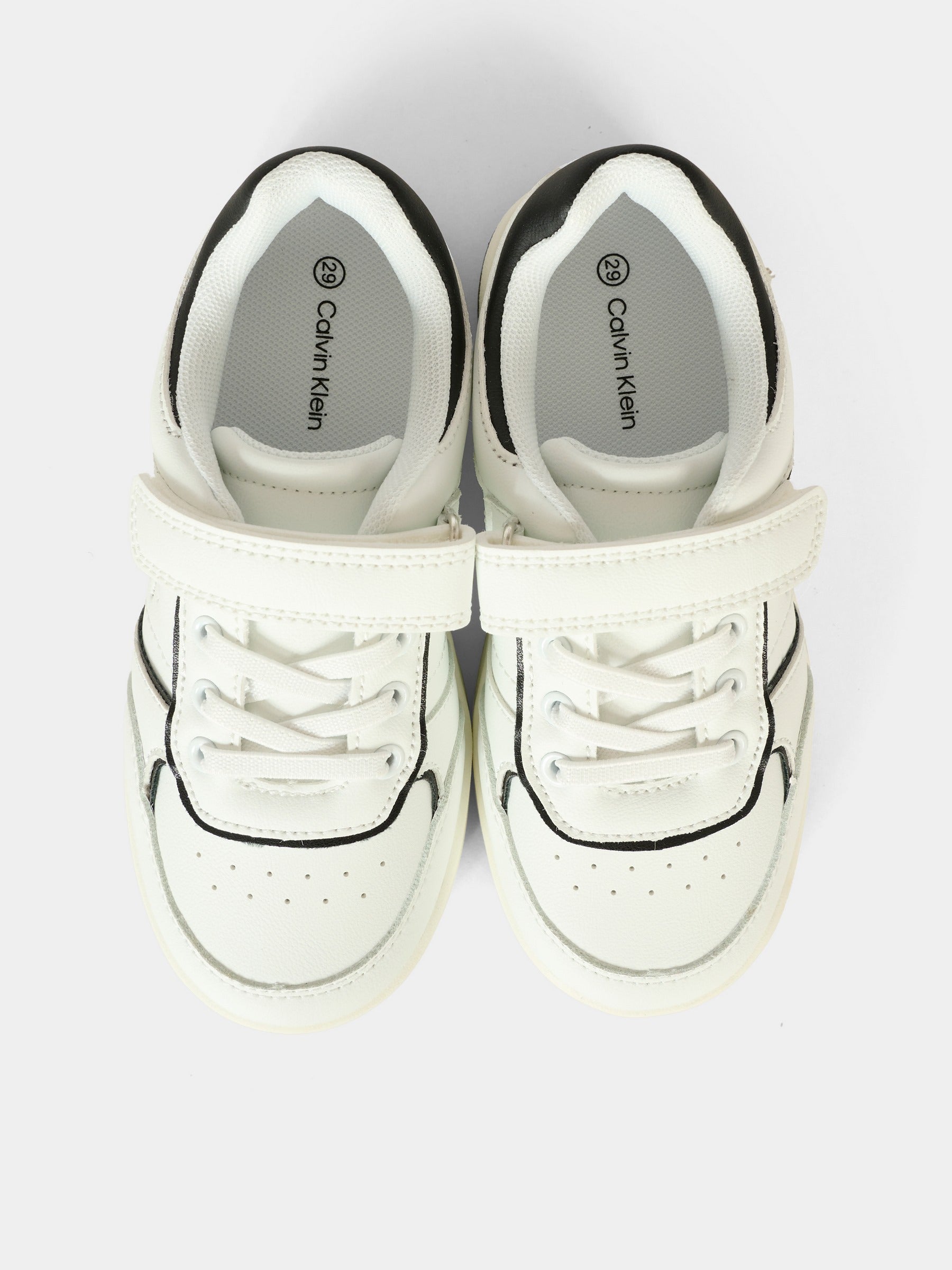 Sneakers bianche per bambino,Calvin Klein Kids,V1X9 83148 1355X002