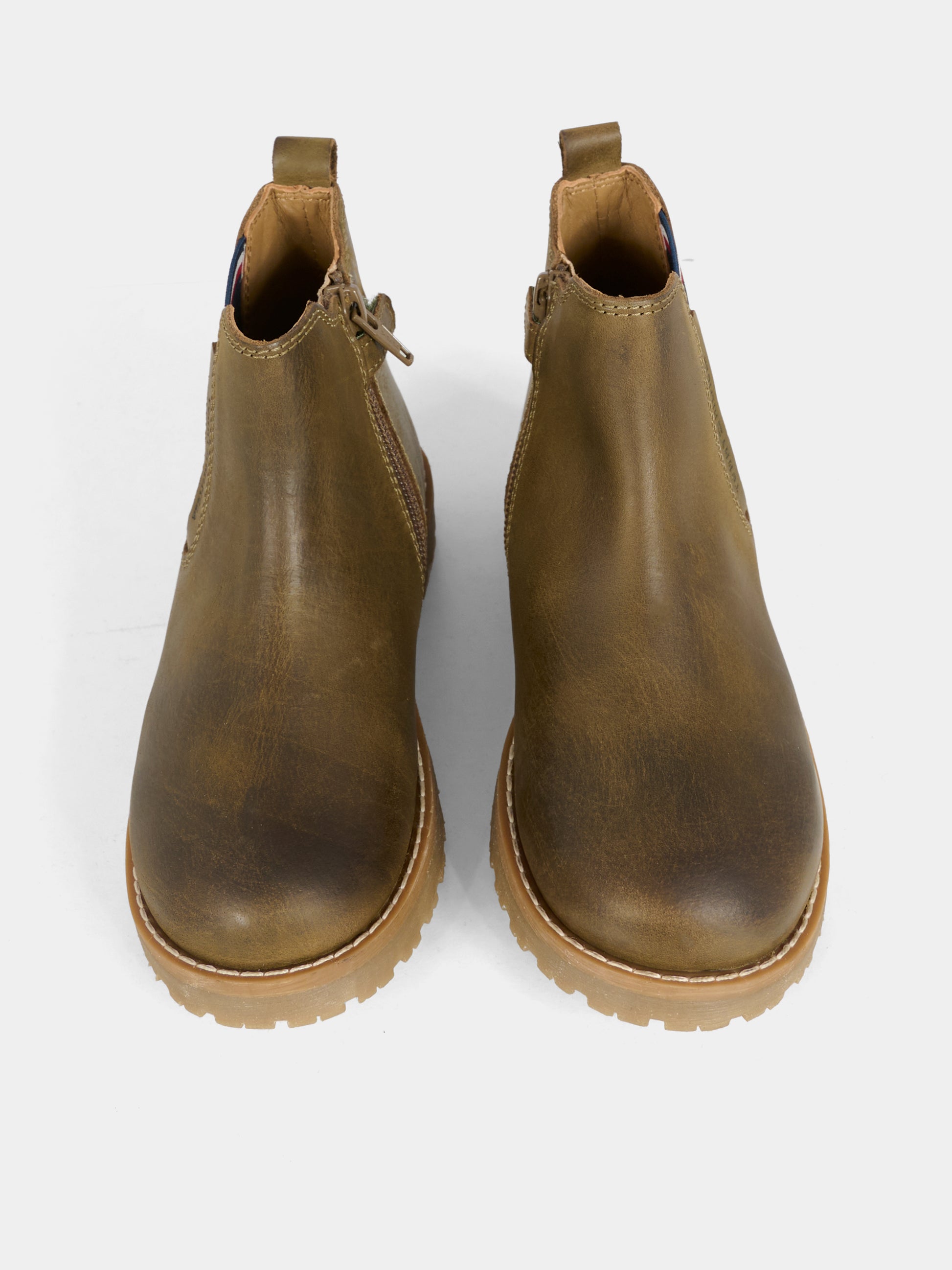 Stivaletti marroni per bambino con logo,Tommy Hilfiger Junior,T1X5 33700 0124414