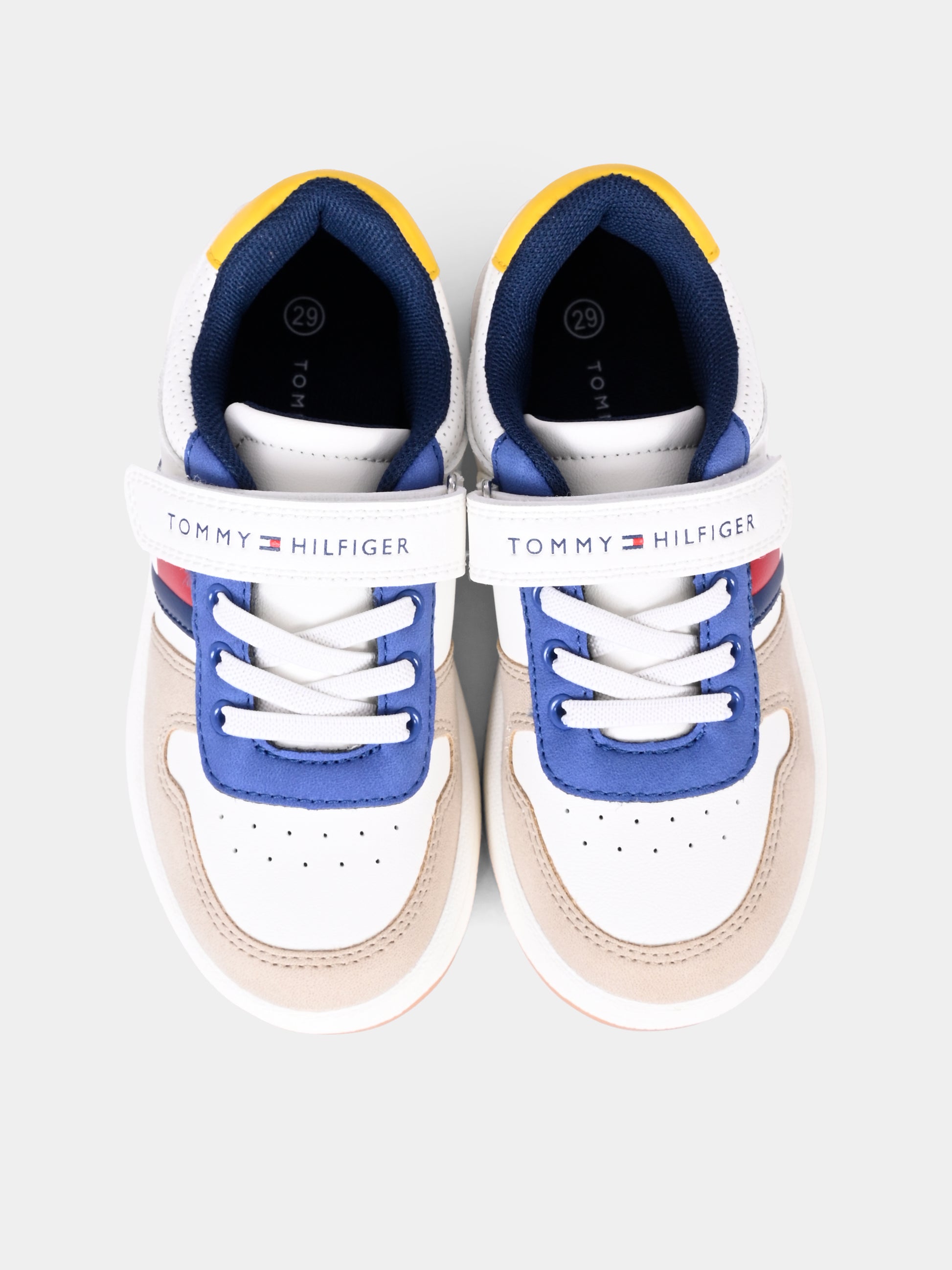 Sneakers multicolor per bambino con logo,Tommy Hilfiger Junior,T1X9 34069 1269Y913