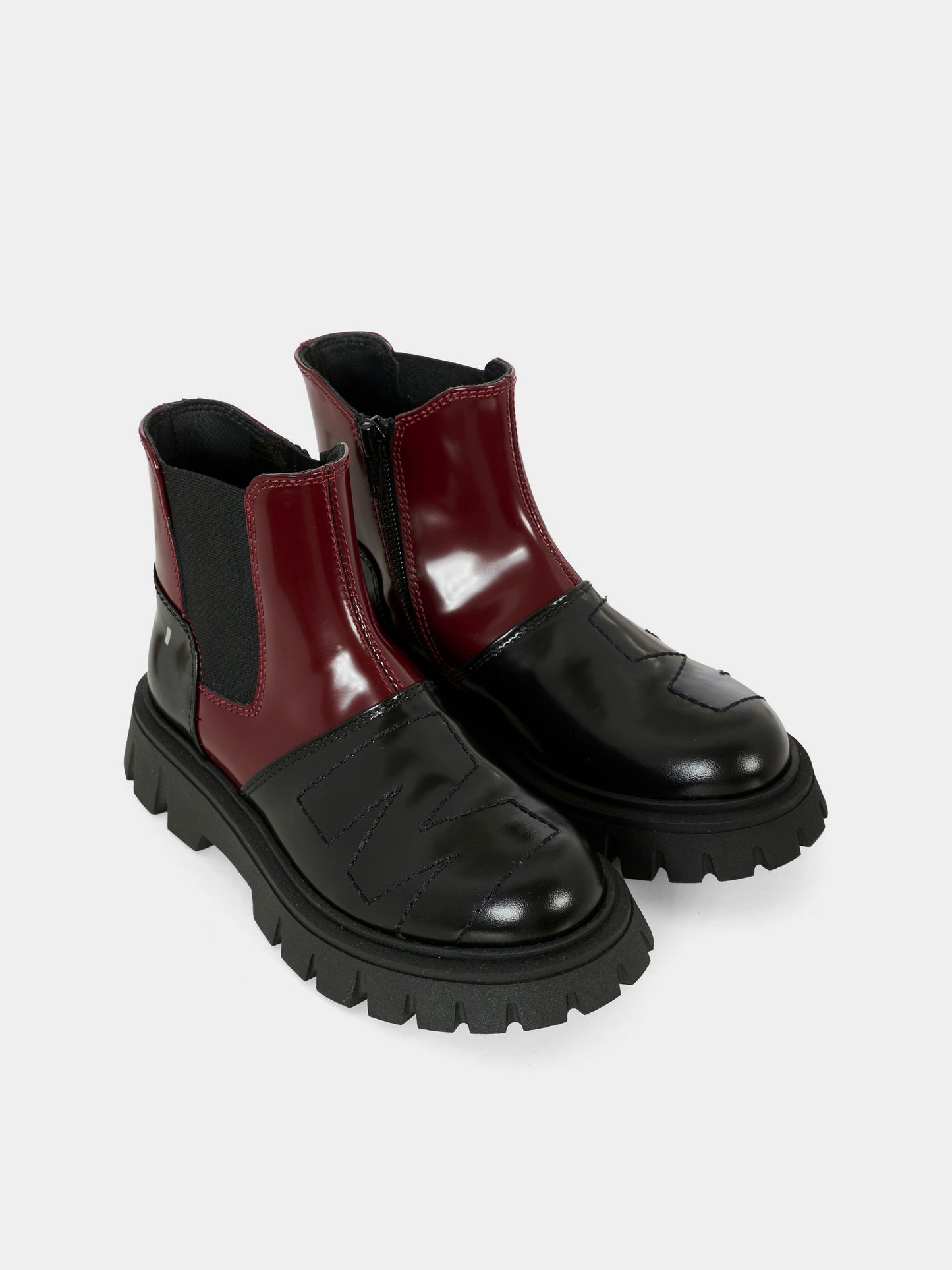 Stivaletti neri per bambini con logo,Marni Kids,82046 - VAR1