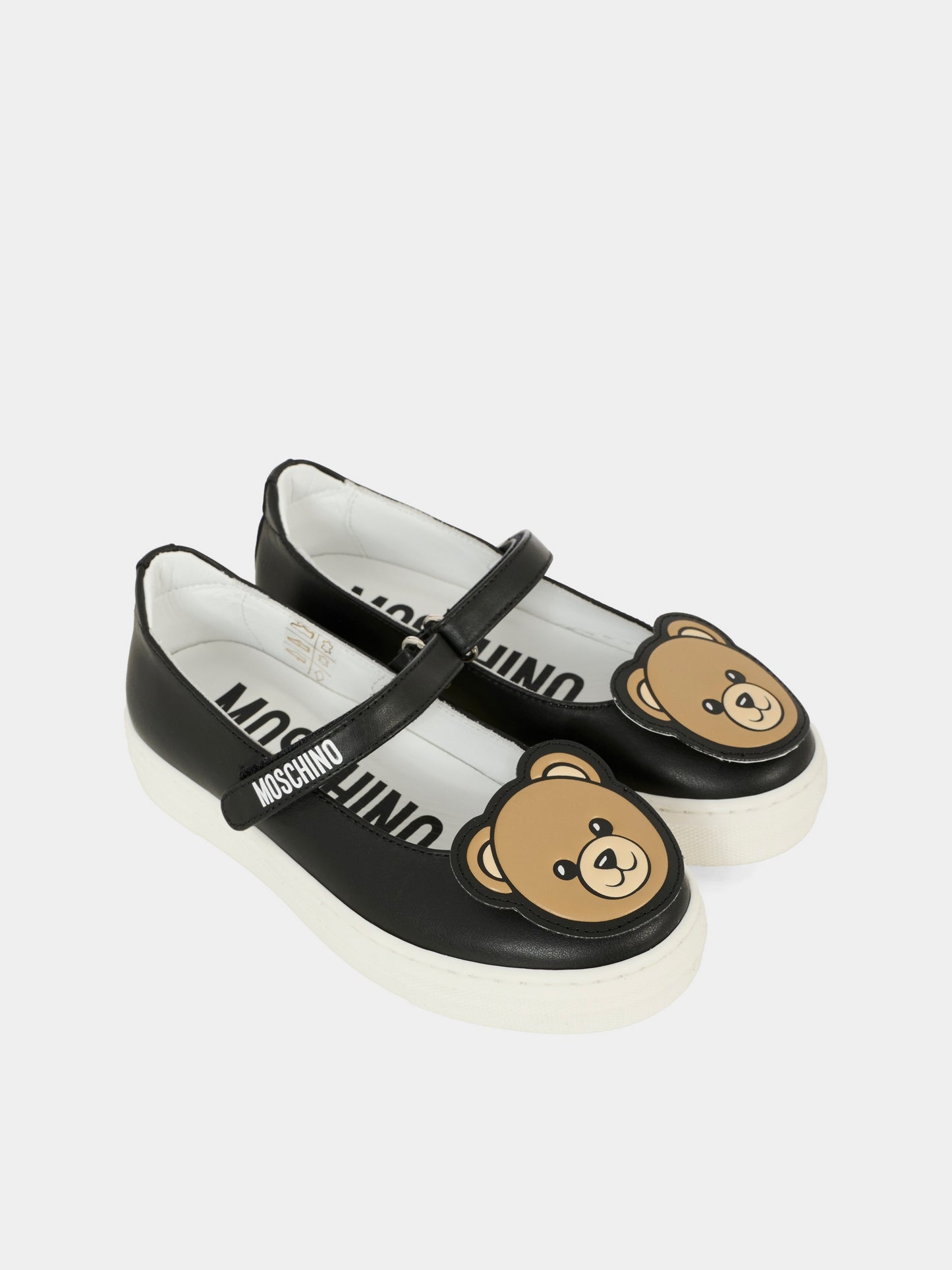 Ballerine nere per bambina con Teddy Bear