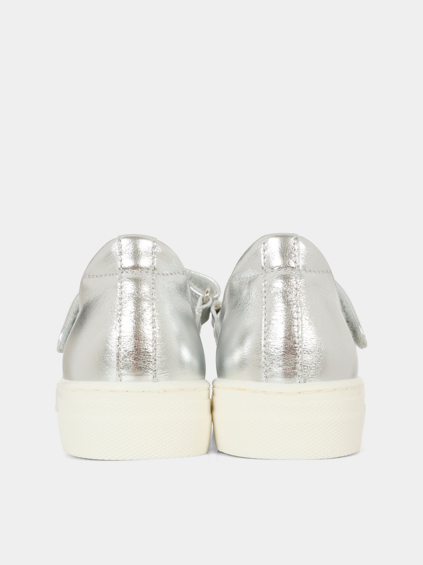 Ballerine argento per bambina con Teddy Bear