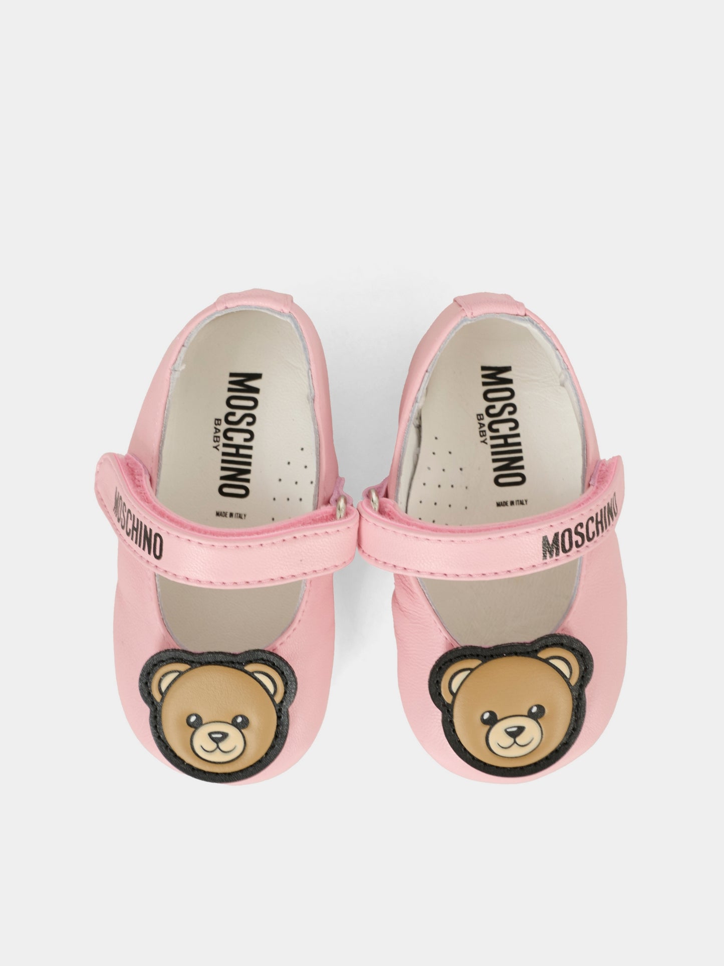 Ballerine rosa per neonata con Teddy Bear
