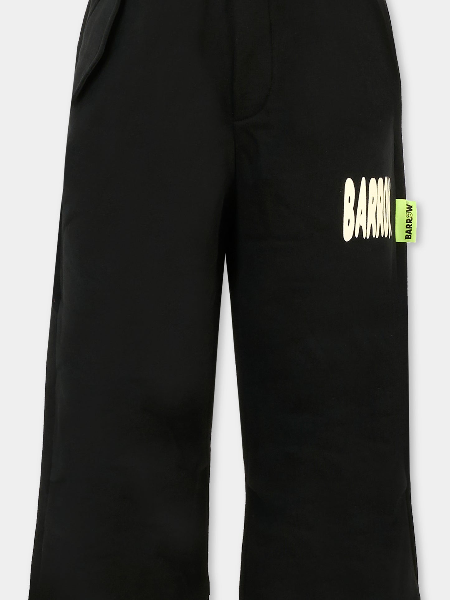 Pantaloni neri per bambini con smile,Barrow,F5BKJUFP038 110