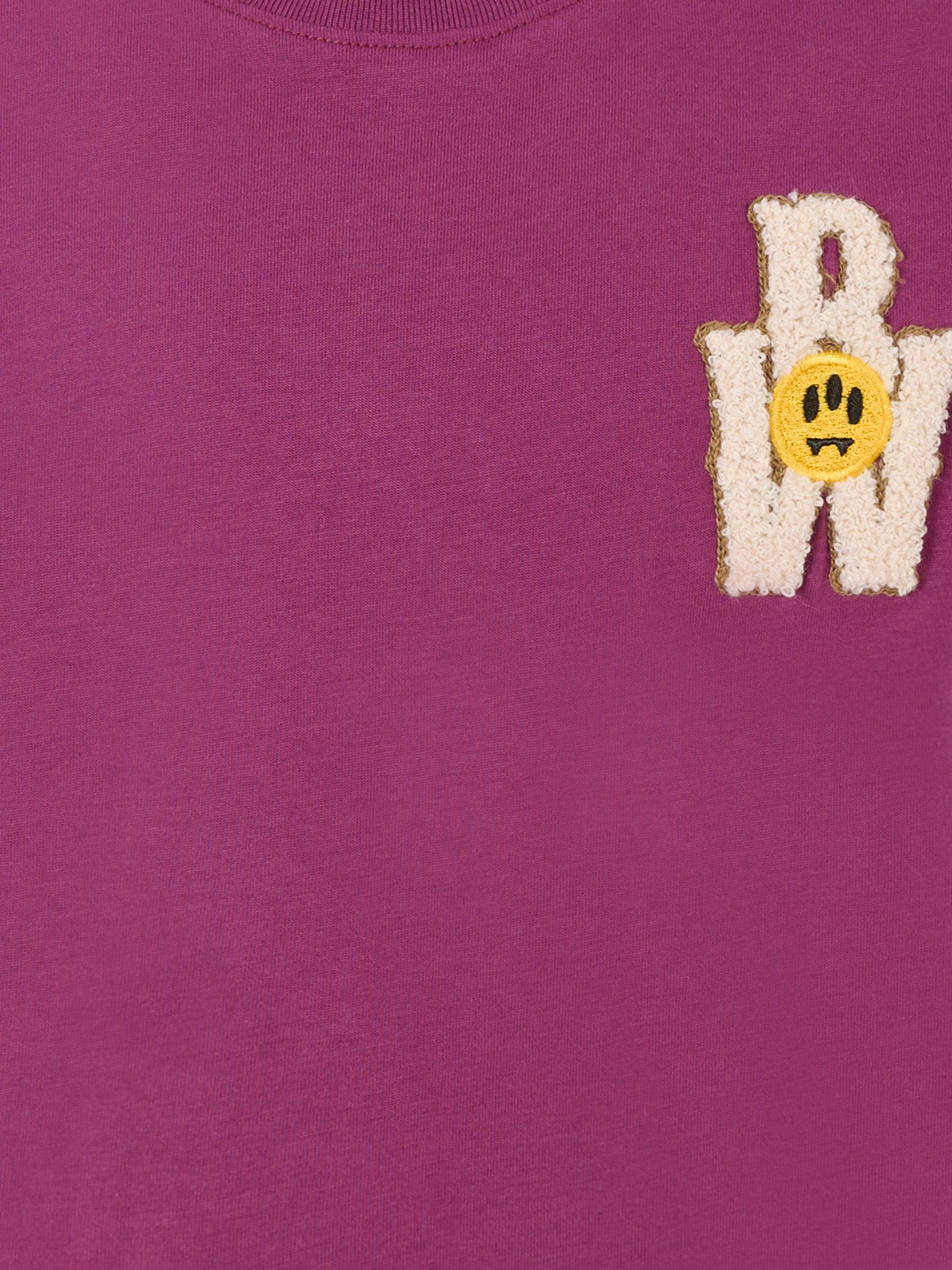 T-shirt viola per bambini con stampa Bear Baseball,Barrow,F5BKJUTH083 252