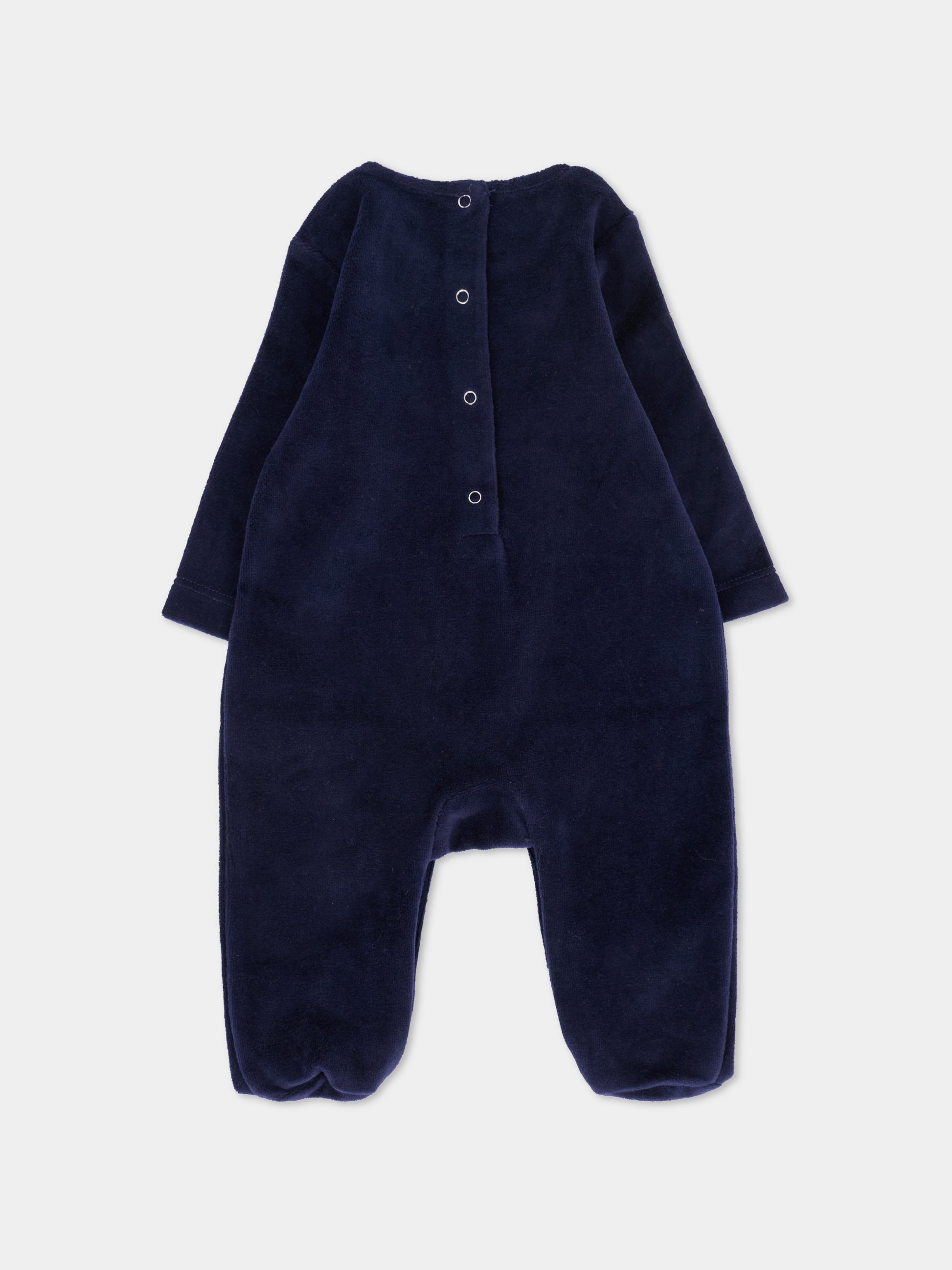 Tutina blu per neonato con stampa paperi,Dsquared2,DQ3111-D0095-DQ864