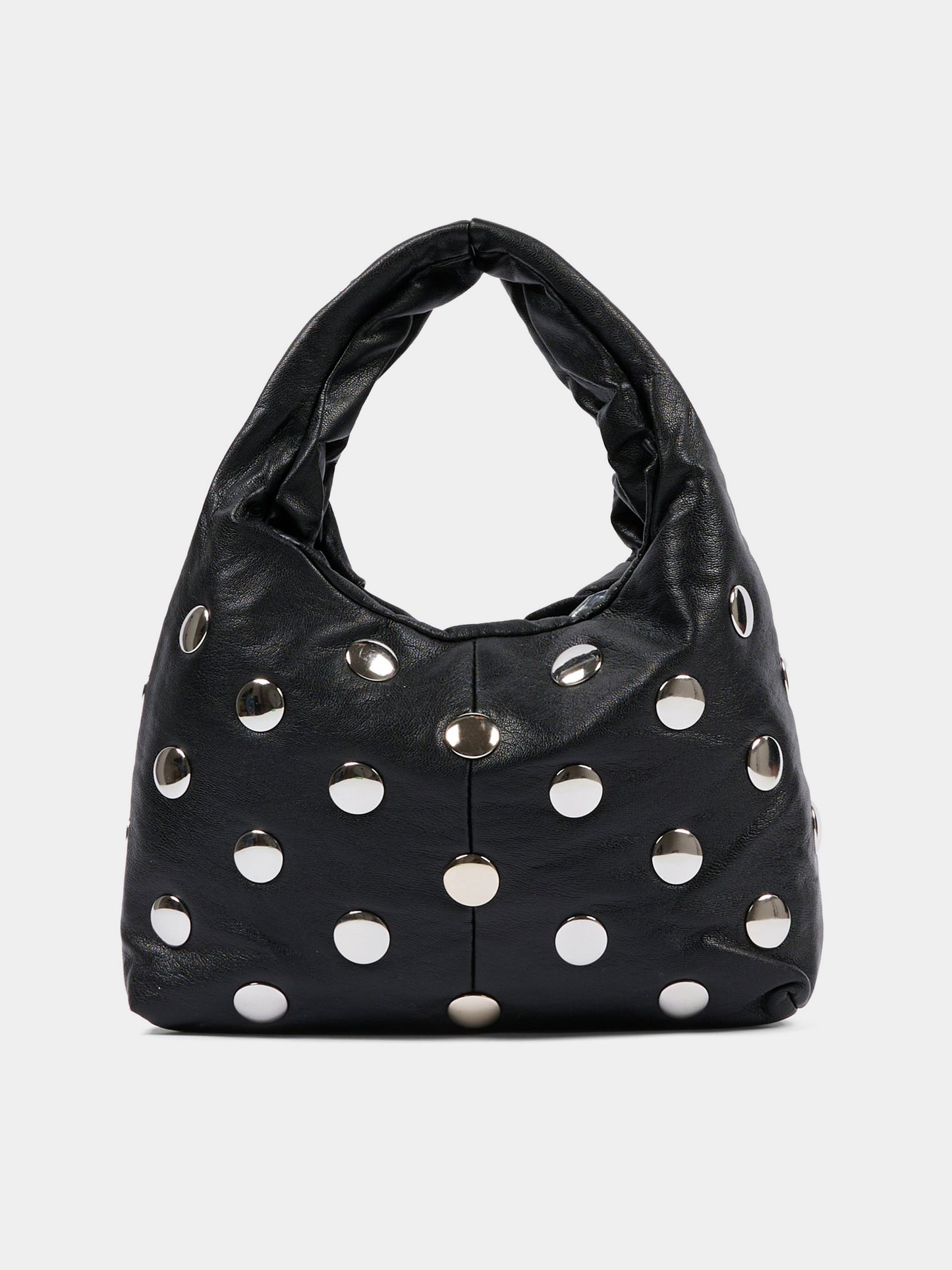 Borsa nera per bambina con borchie,Msgm Kids,F5MSJGBA095 110
