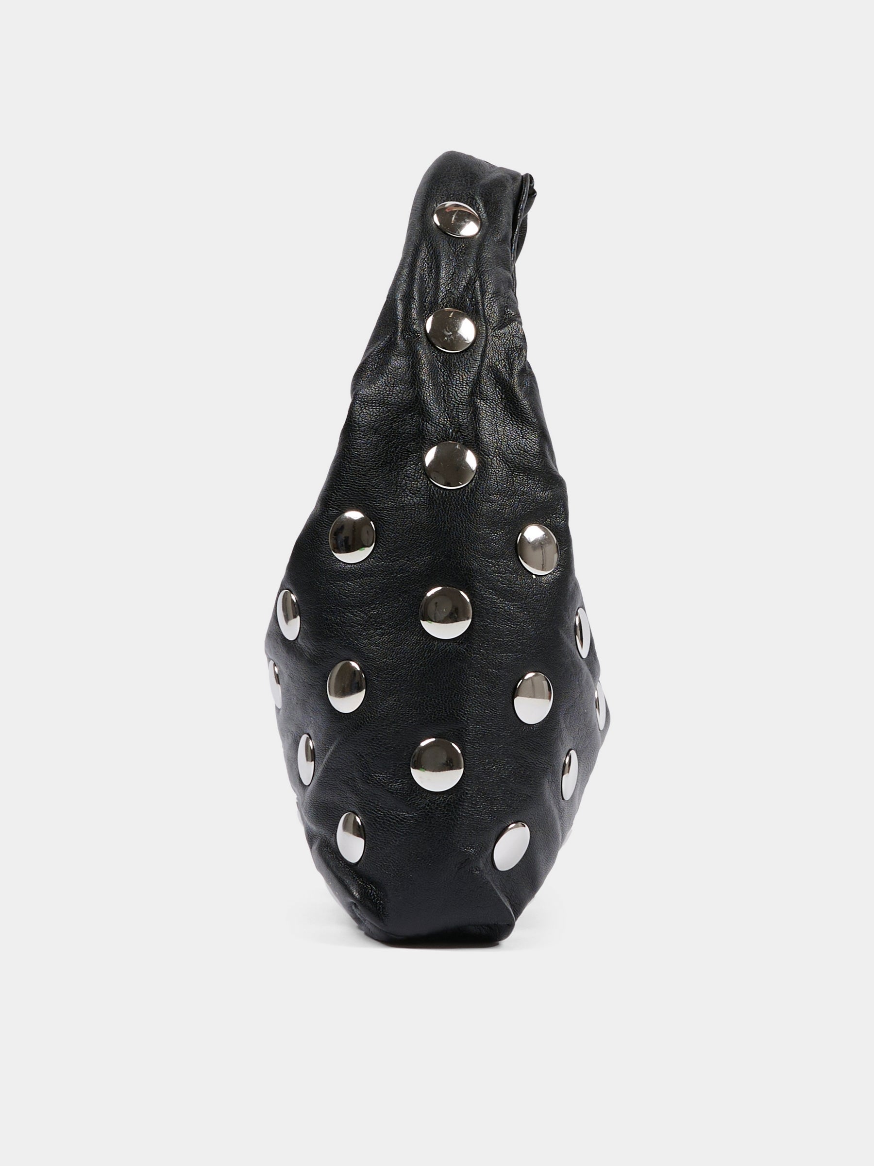 Borsa nera per bambina con borchie,Msgm Kids,F5MSJGBA095 110