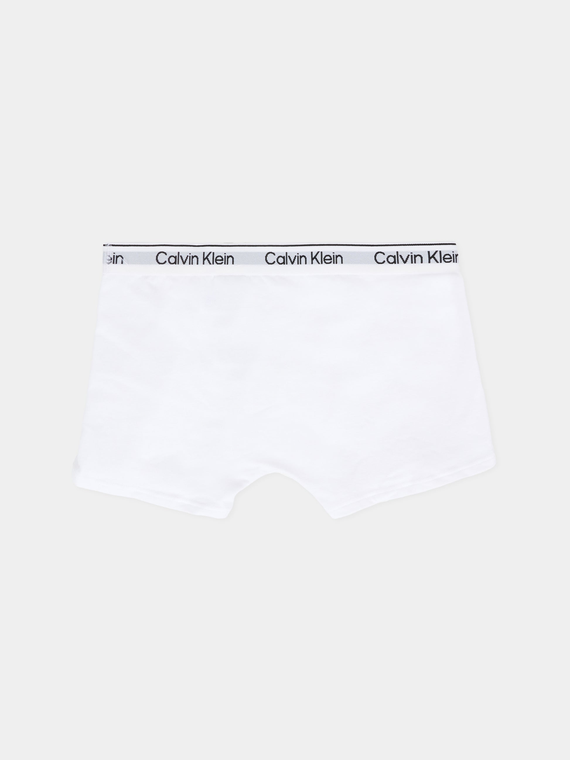 Set boxer bianco per bambino con logo,Calvin Klein Kids,25WCAB70B700506 0TV