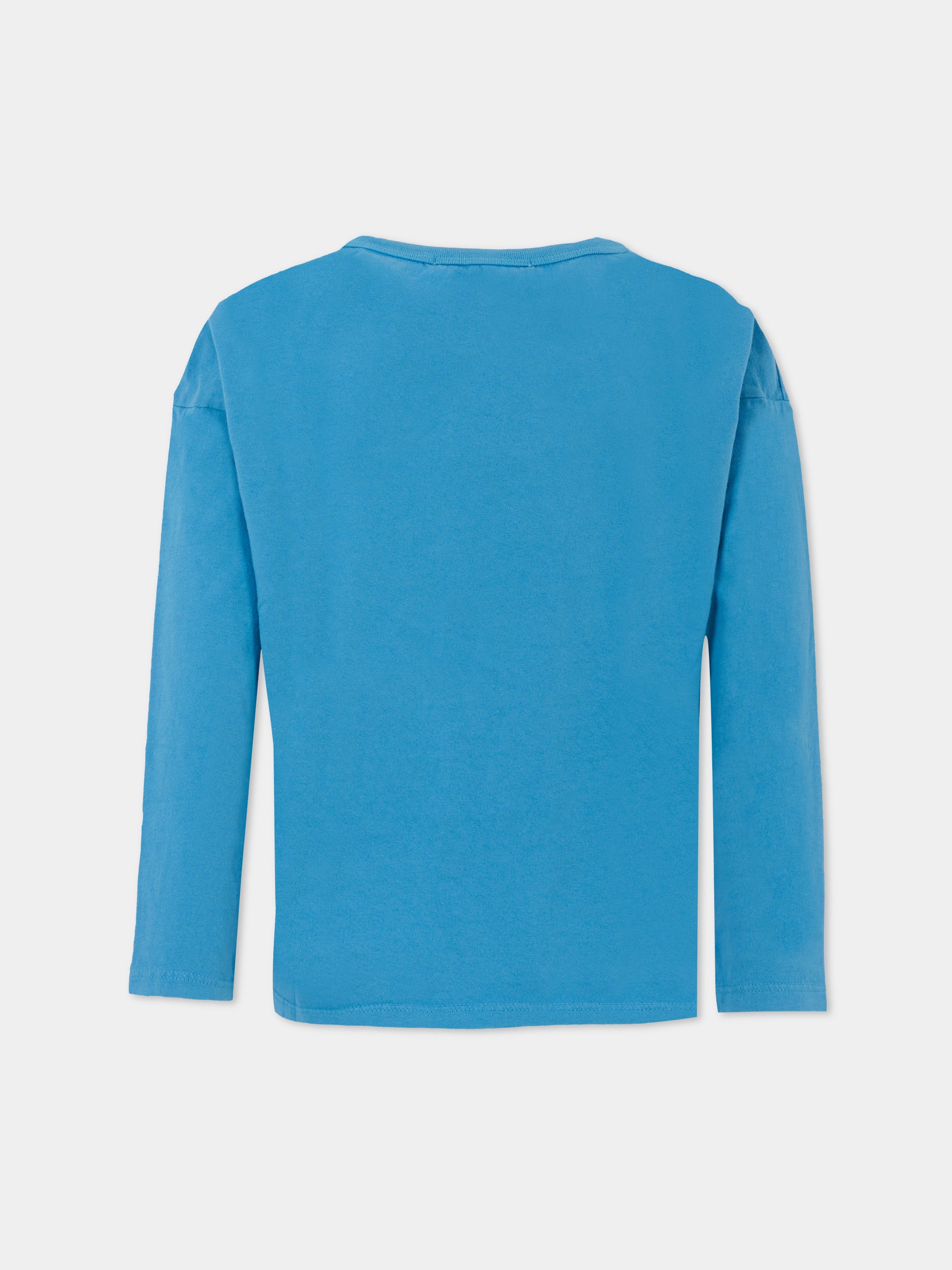 T-shirt azzurra per bambini con sedia,Bobo Choses,B225AC006