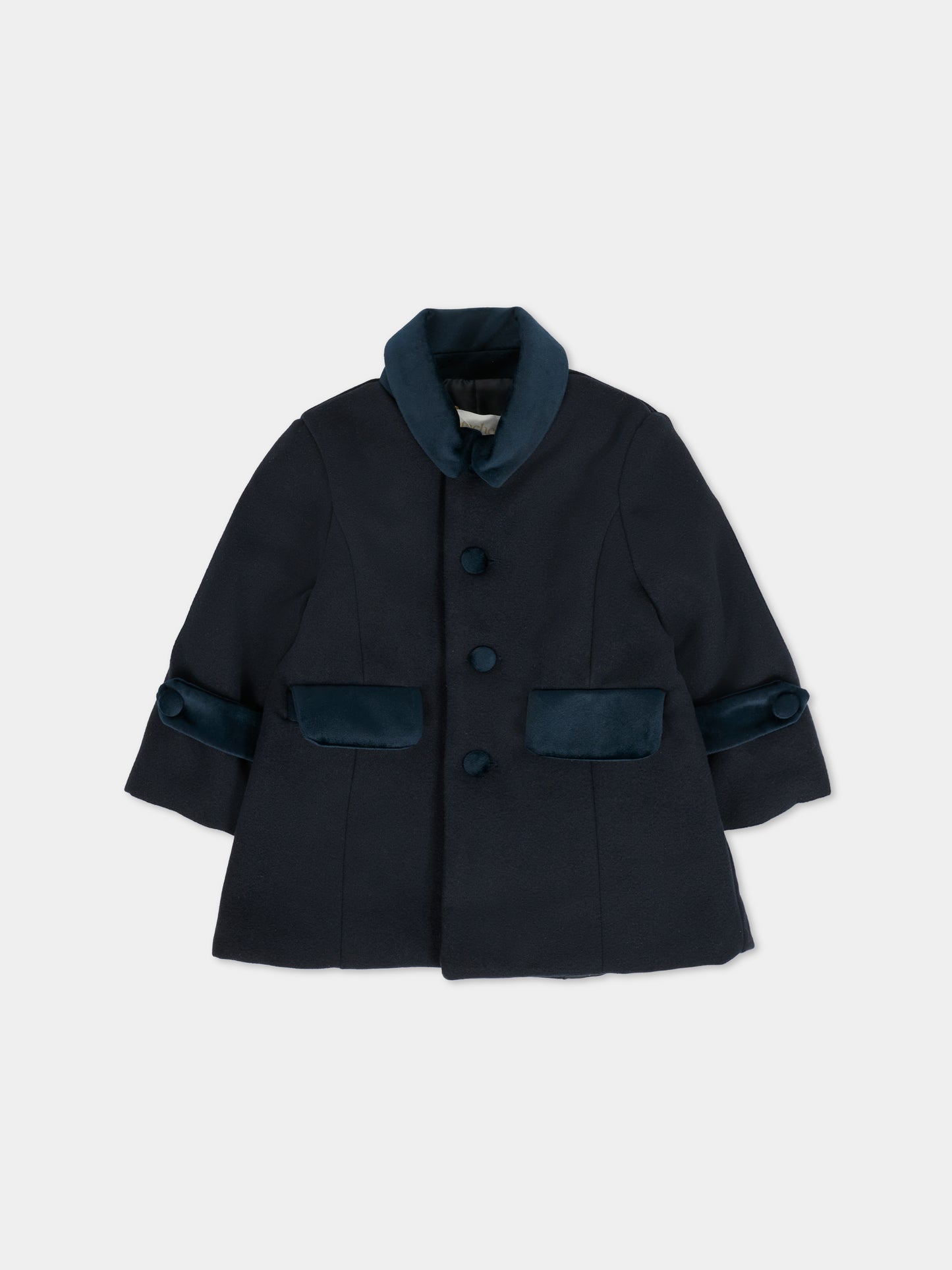 Cappotto blu per neonato,Patachou,PAP CA4133380 360
