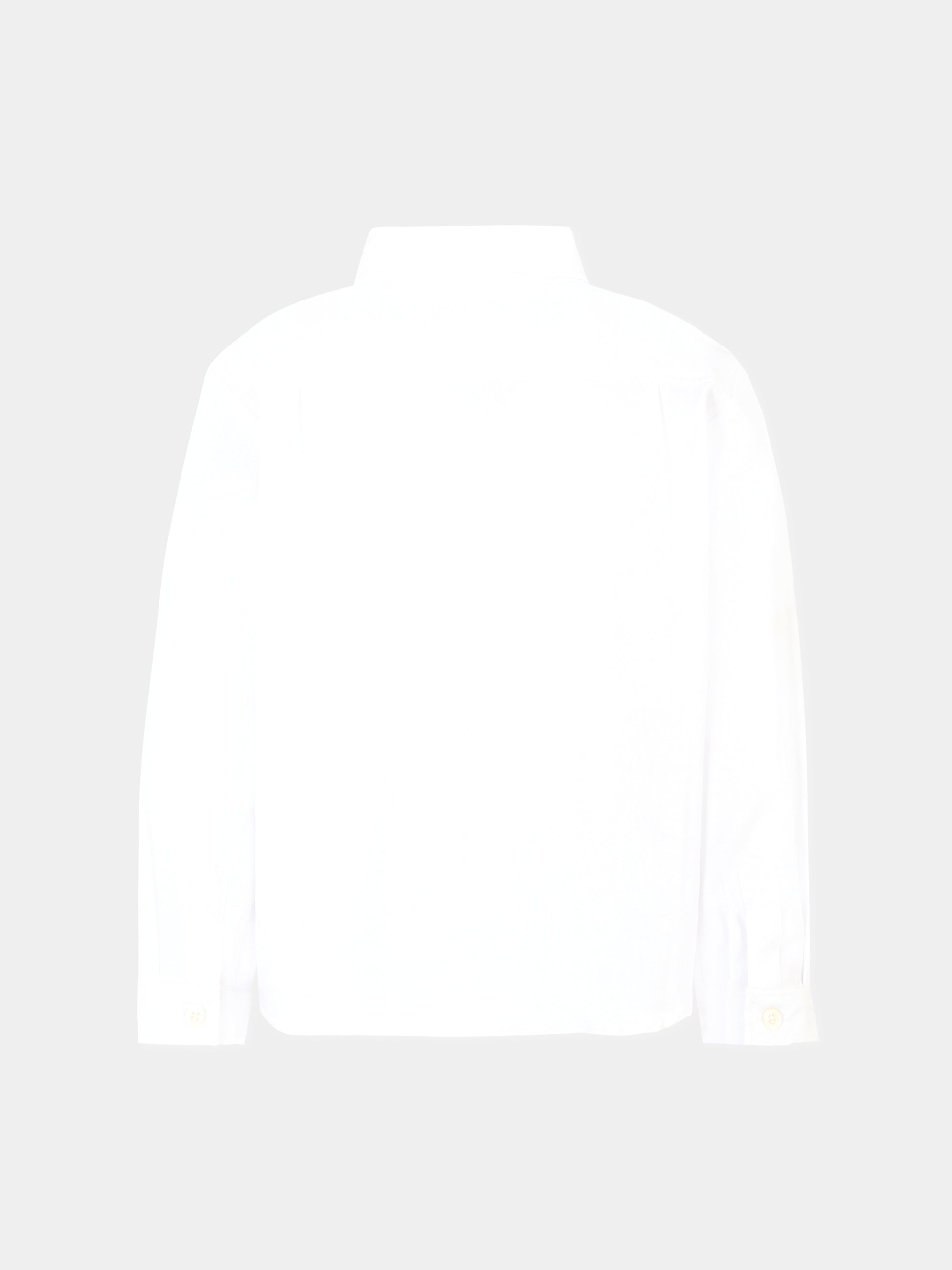 Camicia bianca per bambino con logo ricamato,Patachou,PAP CM4133364 000