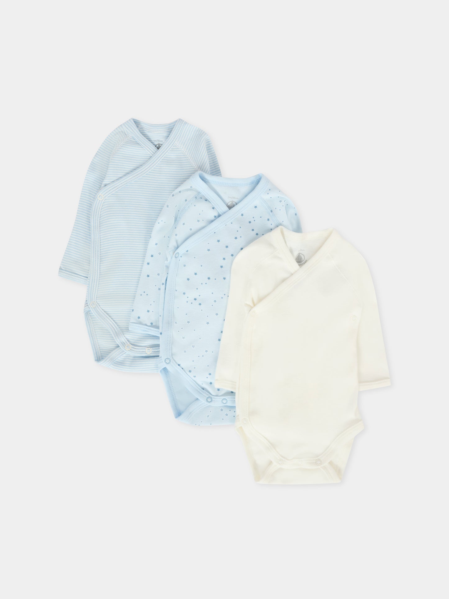 Set di body multicolor per neonato con stelle,Petit Bateau,A0DZM 00